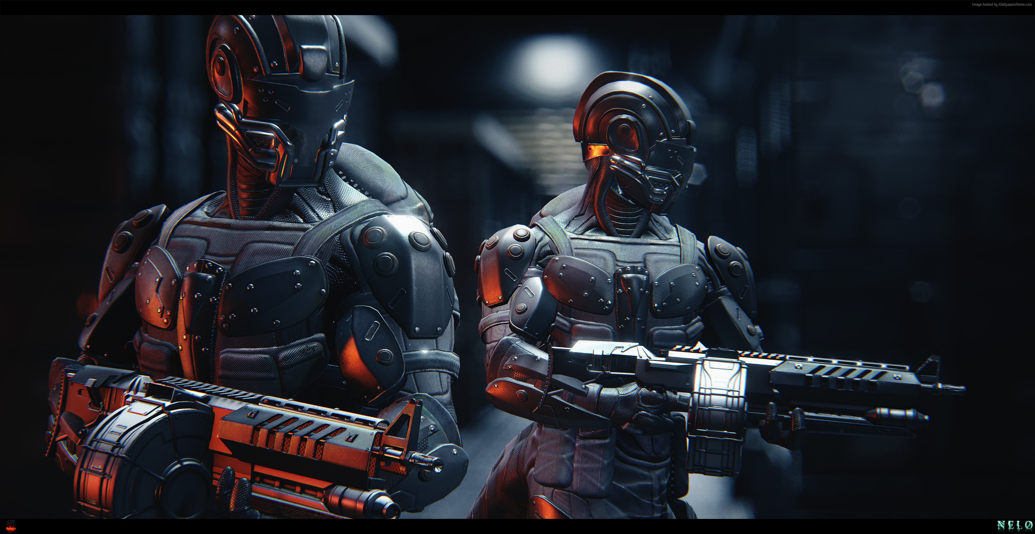 Sci Fi, 4K, best games, Nelo, shooter, Hyper-Fast, HD Wallpaper