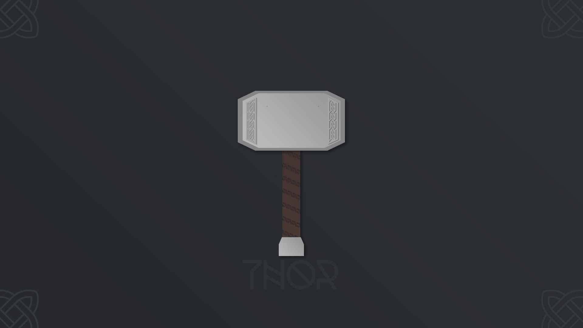 thor marvel heroes hammer mjolnir norse mythology celtic, copy space, domestic room, communication, white color, connection, electric light, 1080P, illuminated, HD Wallpaper