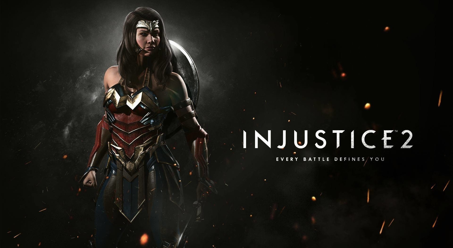females, clothing, safety, women, WonderWoman, arts culture and entertainment, looking at camera, mid adult women, Injustice 2, security, videogame, Games, HD Wallpaper