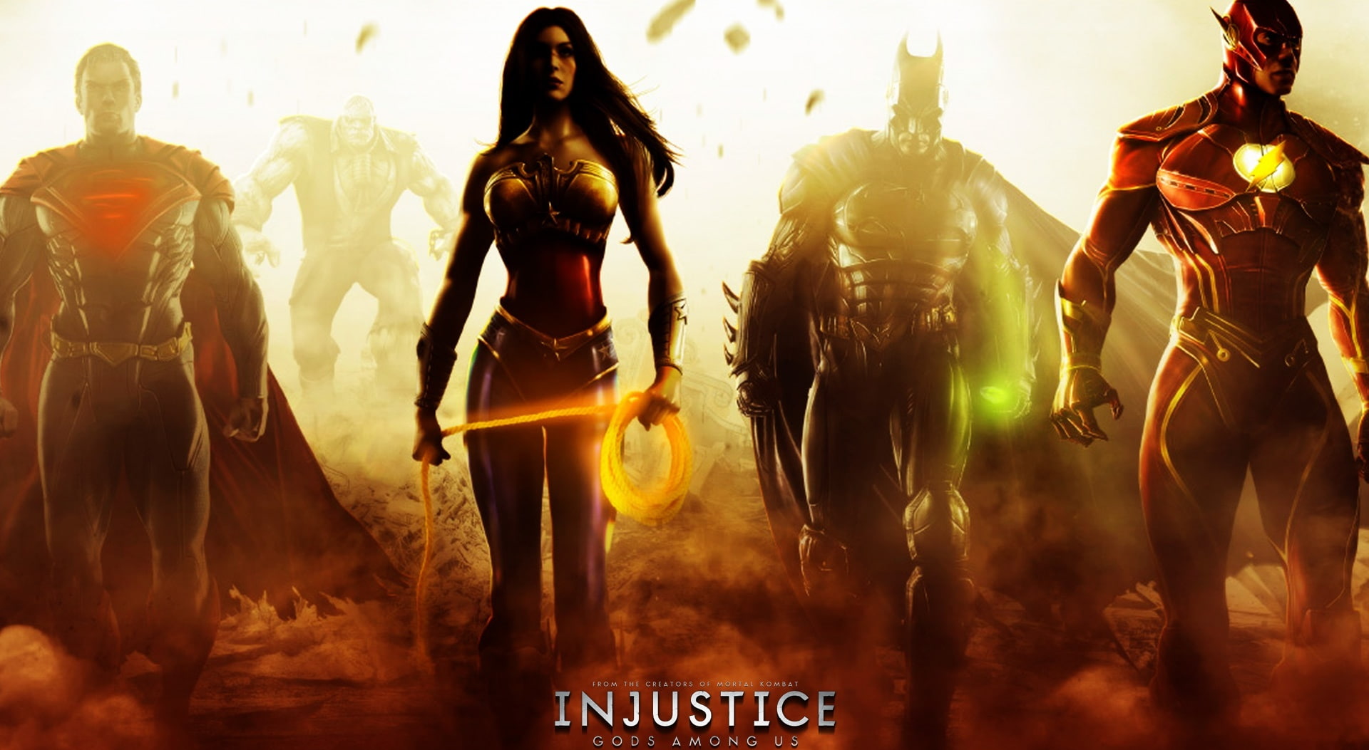 among, Batman, Characters, digital, real people, full length, us, Games, lifestyles, togetherness, injustice, three quarter length, fighting game, adult, HD Wallpaper