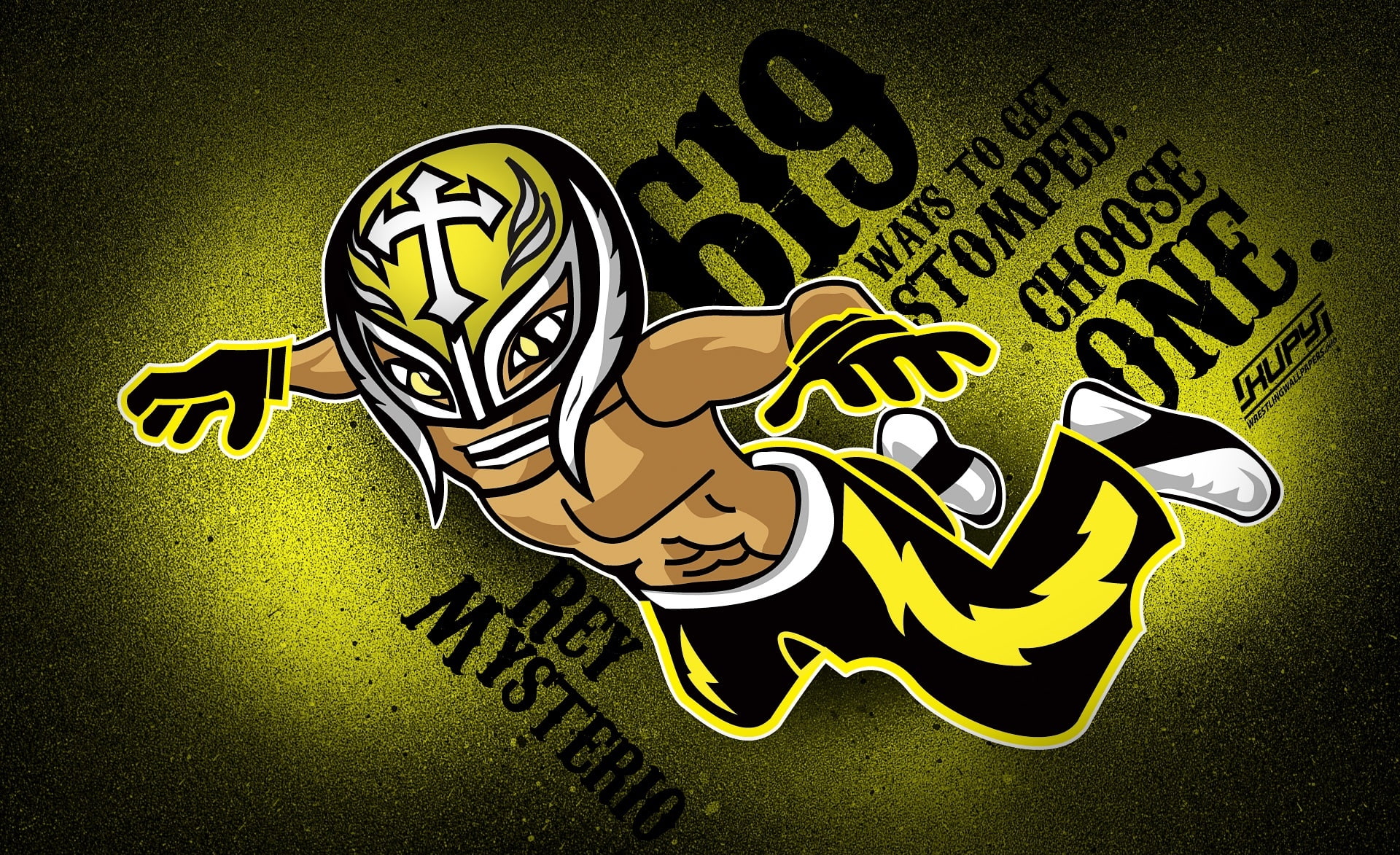 Sports, no people, representation, wwwe, luchalibre, multi colored, western script, art and craft, communication, text, vignette, creativity, rey, mexico, HD Wallpaper