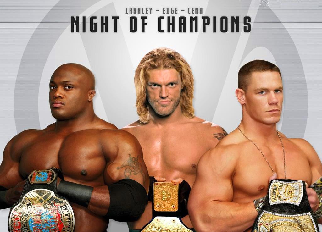 social issues, bobby, edge, three people, champions, lifestyles, human body part, muscular build, night, males, WWE, wwe champ, cena, young adult, john cena, HD Wallpaper