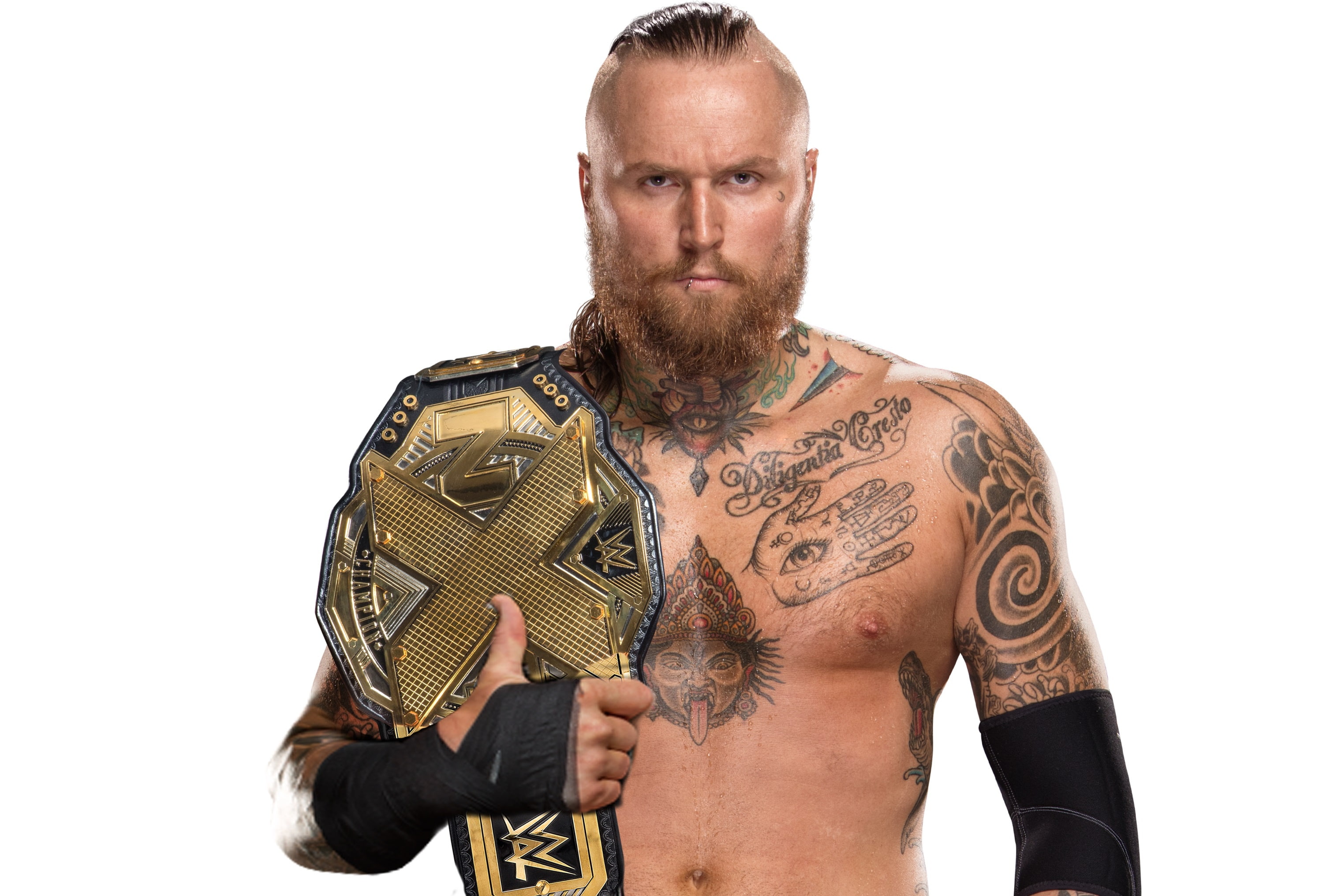 WWE, tattoo, NXT, Alistair Black, 2K, tattoos, wrestler, Aleister Black, HD Wallpaper