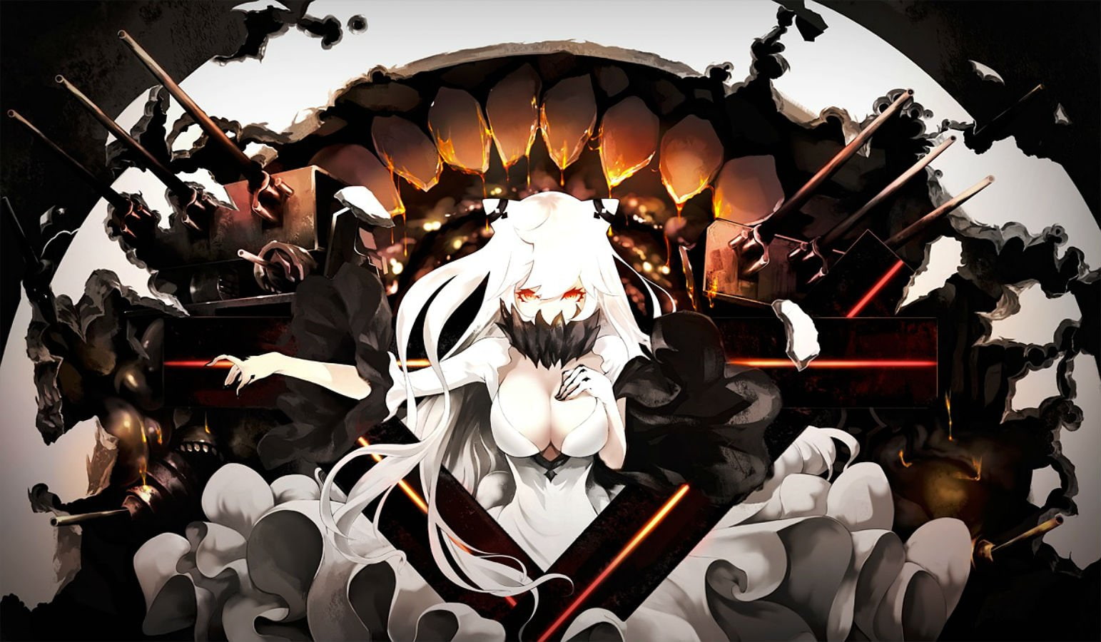 720P, collection, akakitsu, hime, kantai, midway, HD Wallpaper