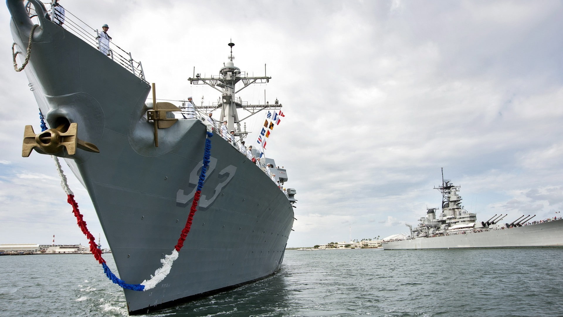 battleships, sailors, military, 1080P, Destroyer, navy, HD Wallpaper