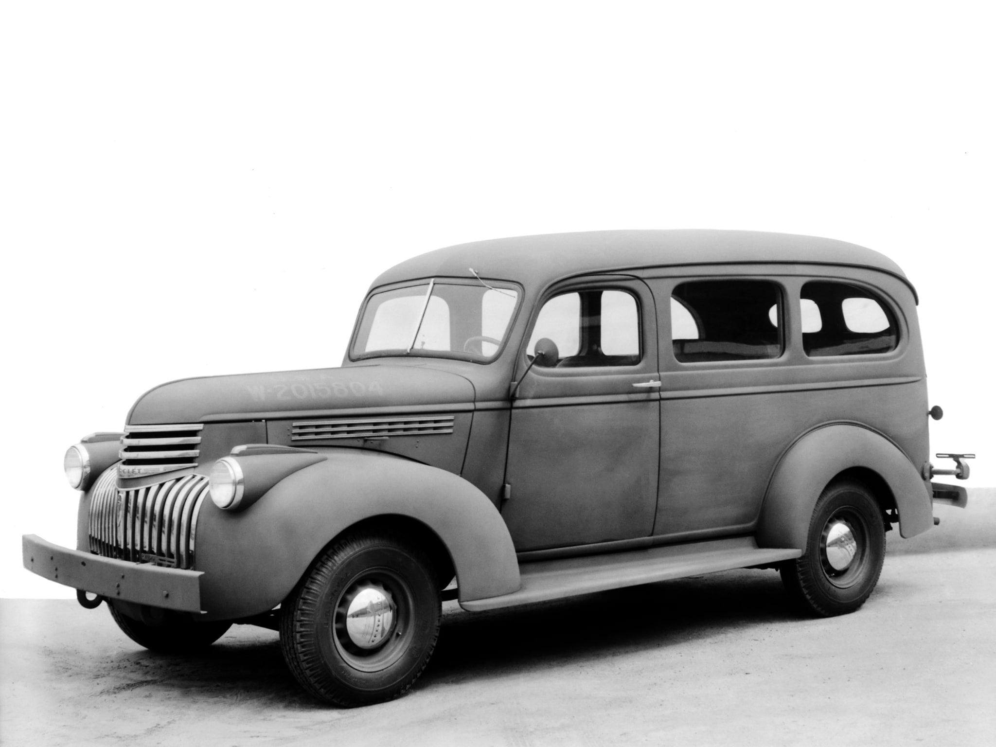 truck, 1080P, chevrolet, retro, 1946, carryall, suburban, HD Wallpaper