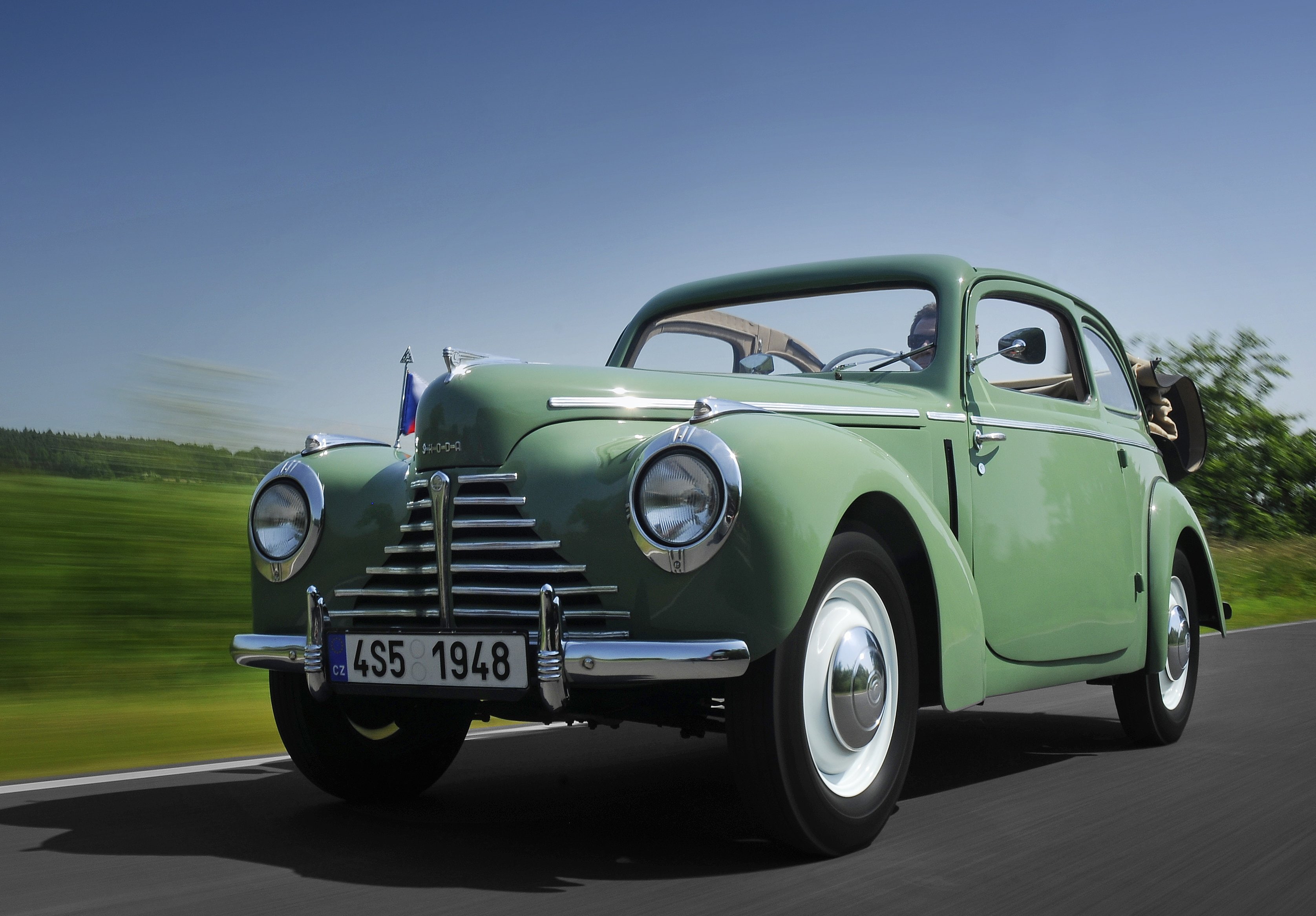 type-938, 1101, 2K, cabriolet, tudor, skoda, 1946-51, retro, HD Wallpaper