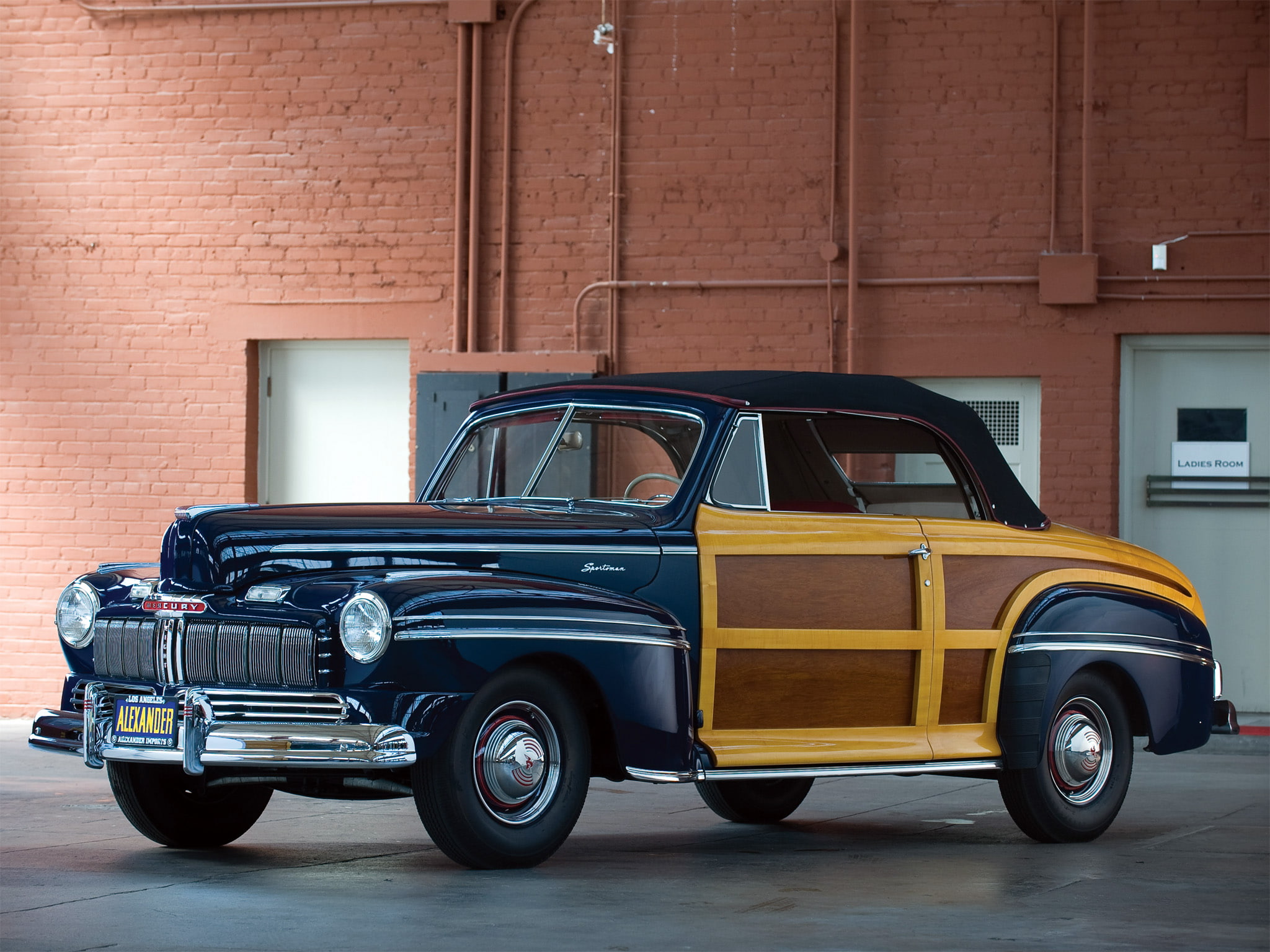 1946, 1080P, sportsman, 69m 71, mercury, convertible, retro, HD Wallpaper
