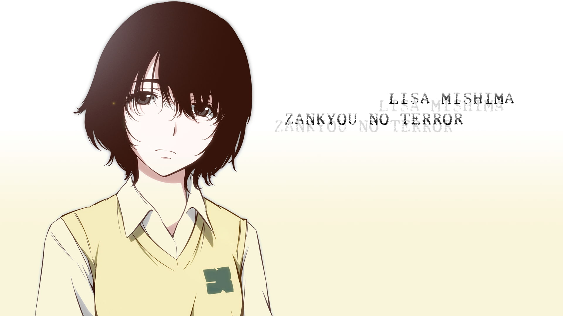 Mishima Lisa, anime girls, 1080P, Zankyou no Terror, HD Wallpaper