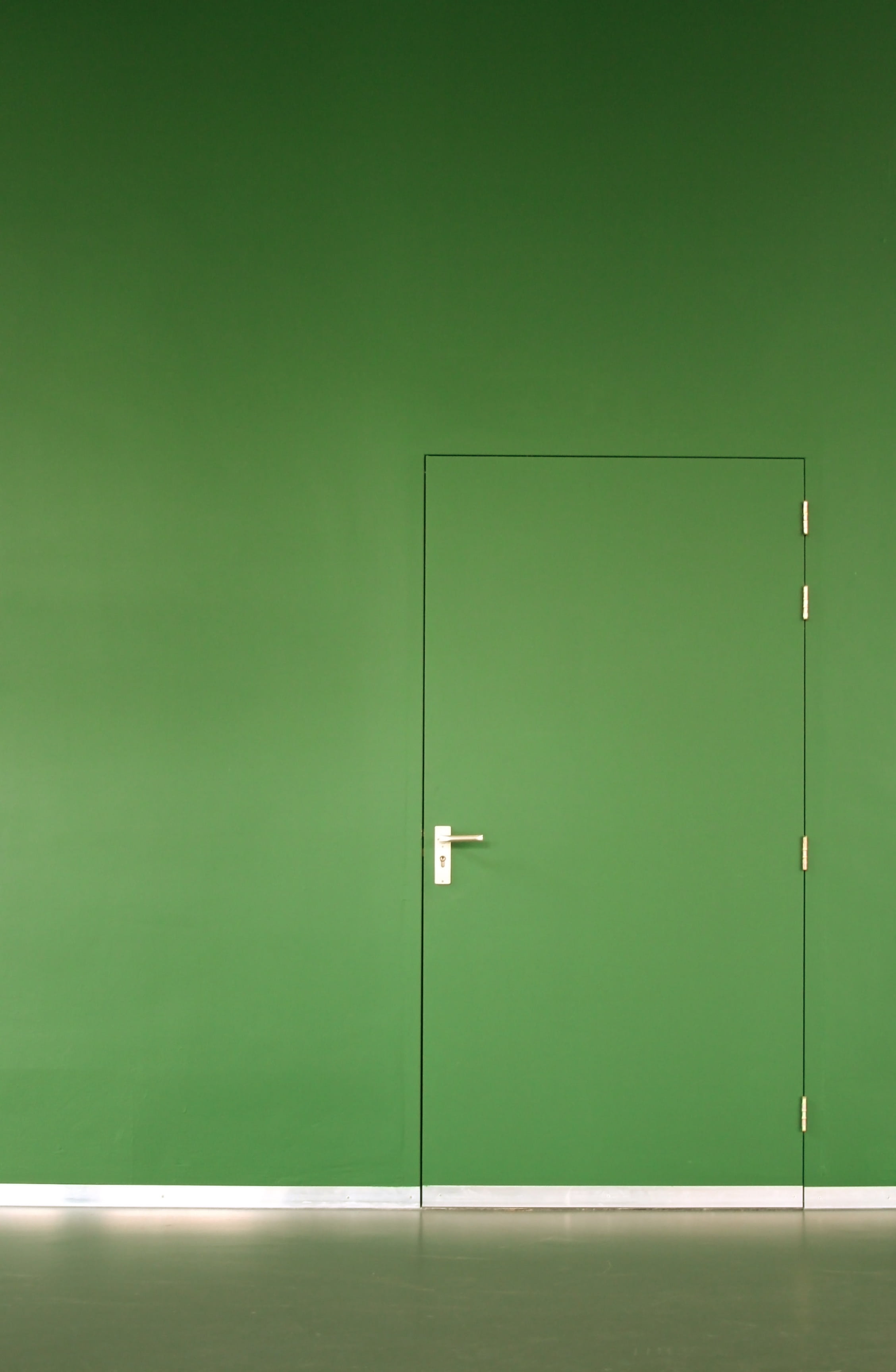 closed, office, sport, colored background, 2K, no people, indoors, architecture, basic, entrance, wall - building feature, security, green color, business, Phone HD Wallpaper