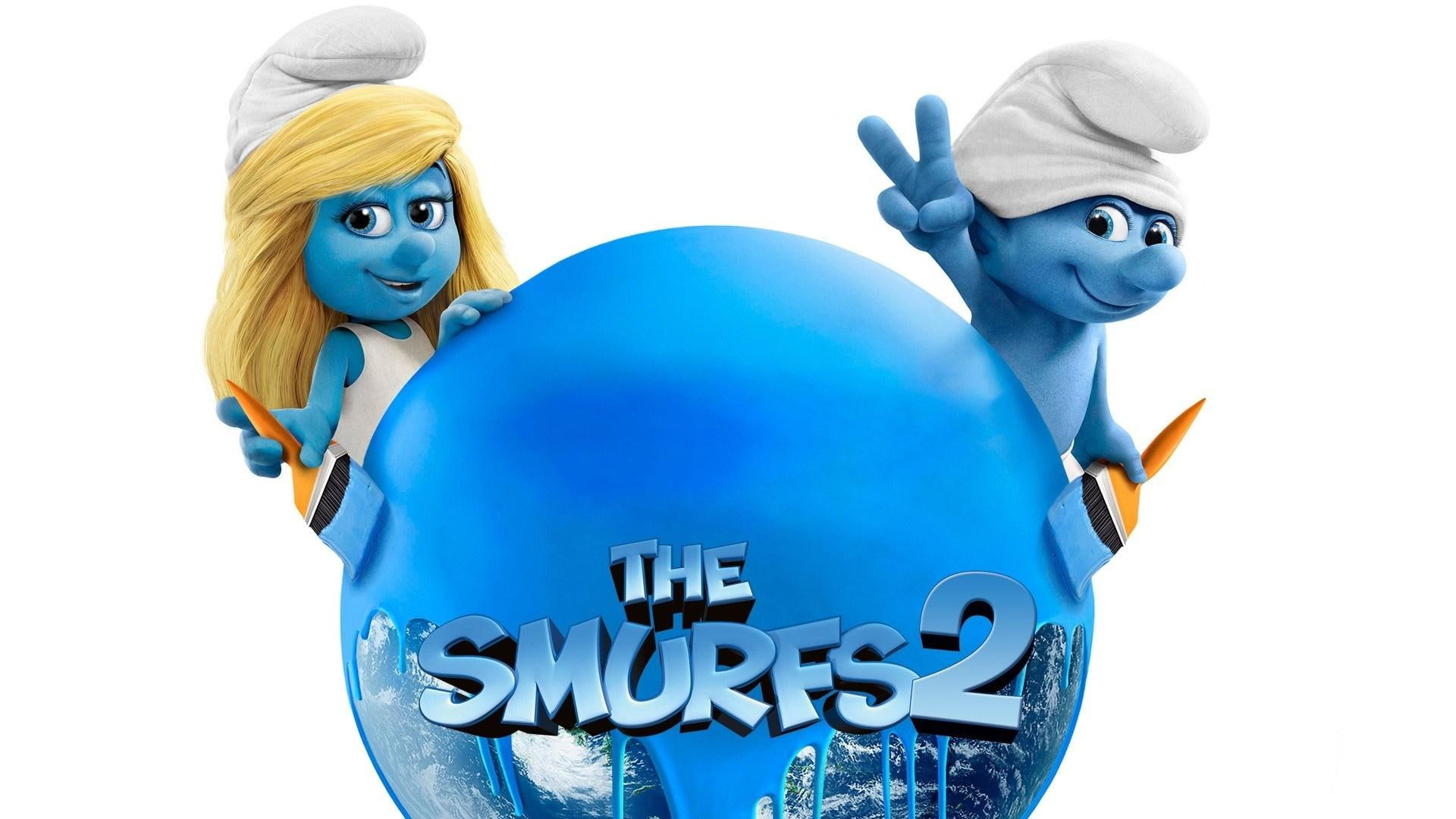1080P, cartoon, smurfs, HD Wallpaper