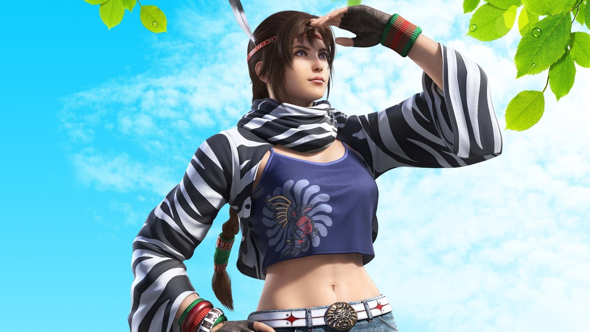 video, hd, Tekken, art, 1080P, tag, fighter, game, games, daylight, women, tournament, belly, michelle, HD Wallpaper