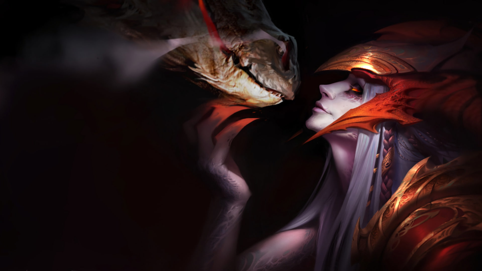 creativity, league, selective focus, 1920x1080 px, vertebrate, art, hd, dark, 1080P, portrait, x, feet, League of Legends, illuminated, real people, people, HD Wallpaper