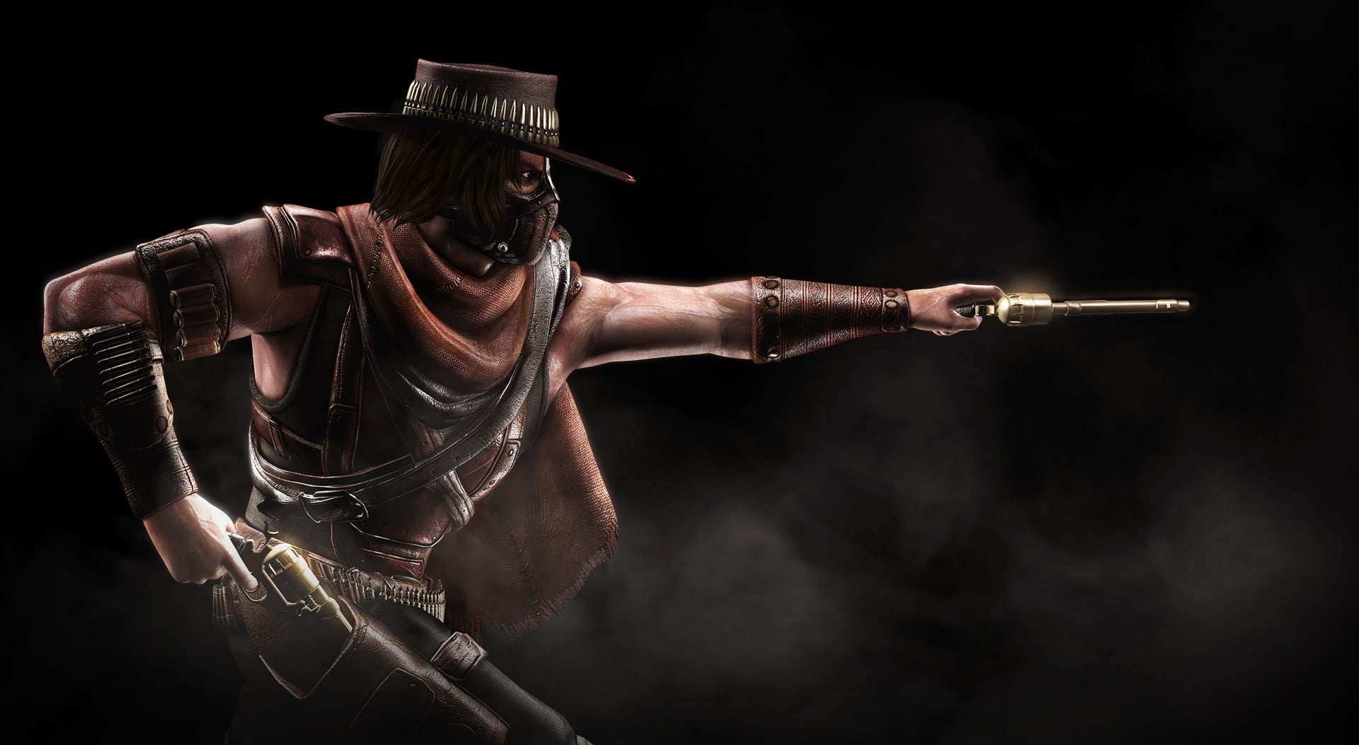 indoors, black background, young men, kombat, ErronBlack, holding, Mortal Kombat, sport, Game, gun, Games, young adult, mortalkombat, wild west, Fight, HD Wallpaper