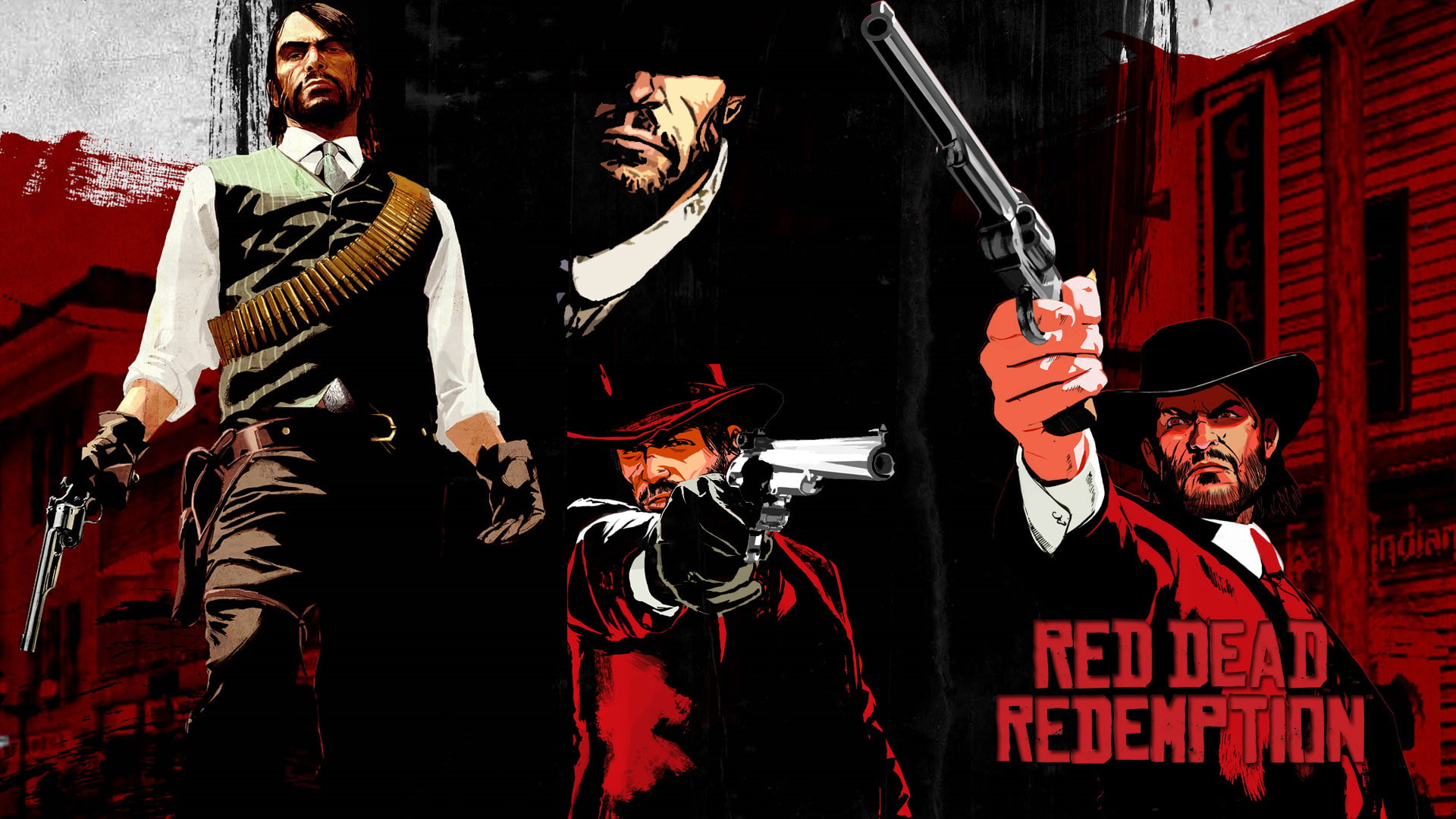 redemption, 1080P, dead, hd, red, video games, HD Wallpaper