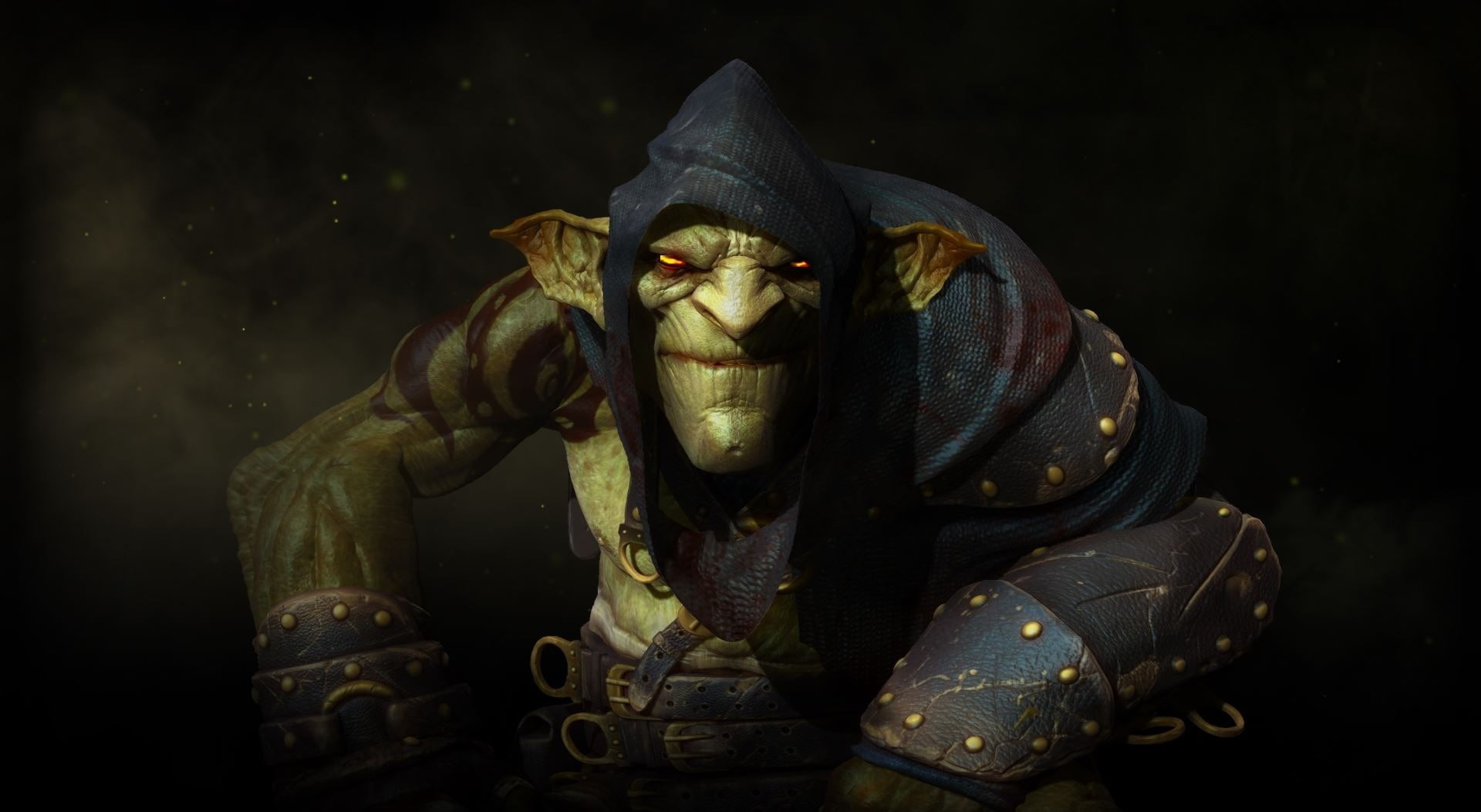 video game, 1080P, evil, Games, Stealth, Other Games, close-up, dark, costume, front view, fear, goblin, celebration, demon - fictional character, indoors, HD Wallpaper