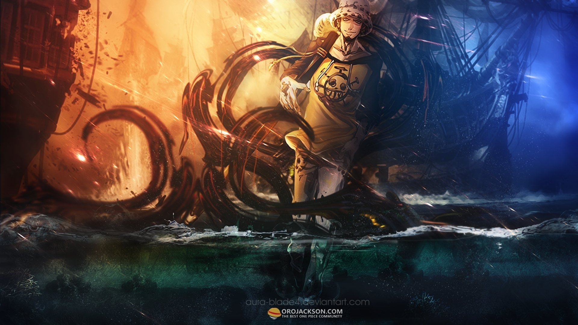 One Piece, Trafalgar Law, Anime, 1080P, HD Wallpaper