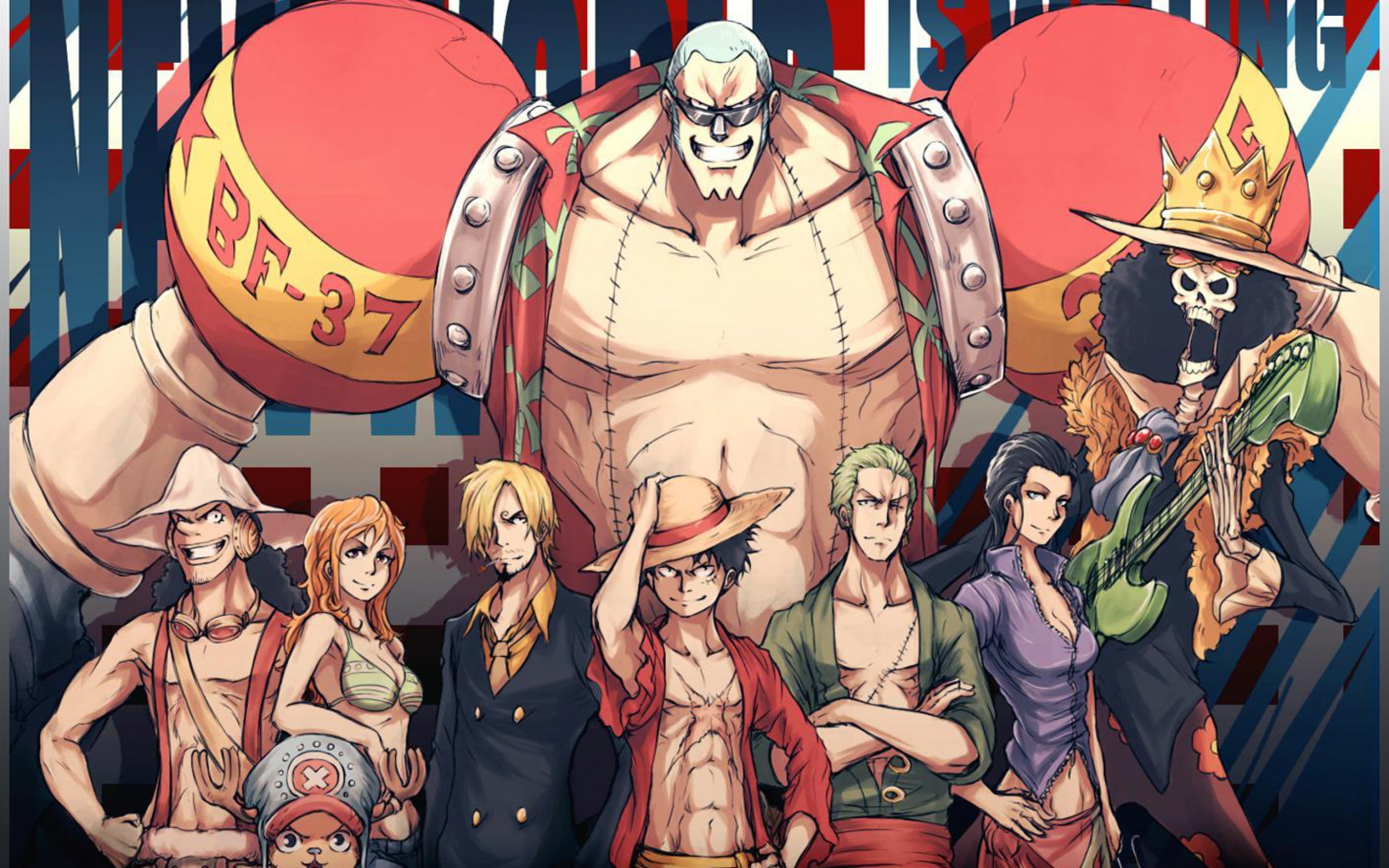anime, 2K, Manga, Roronoa Zoro, Monkey D. Luffy, Ussop, One Piece, Franky, Nico Robin, Nami, HD Wallpaper