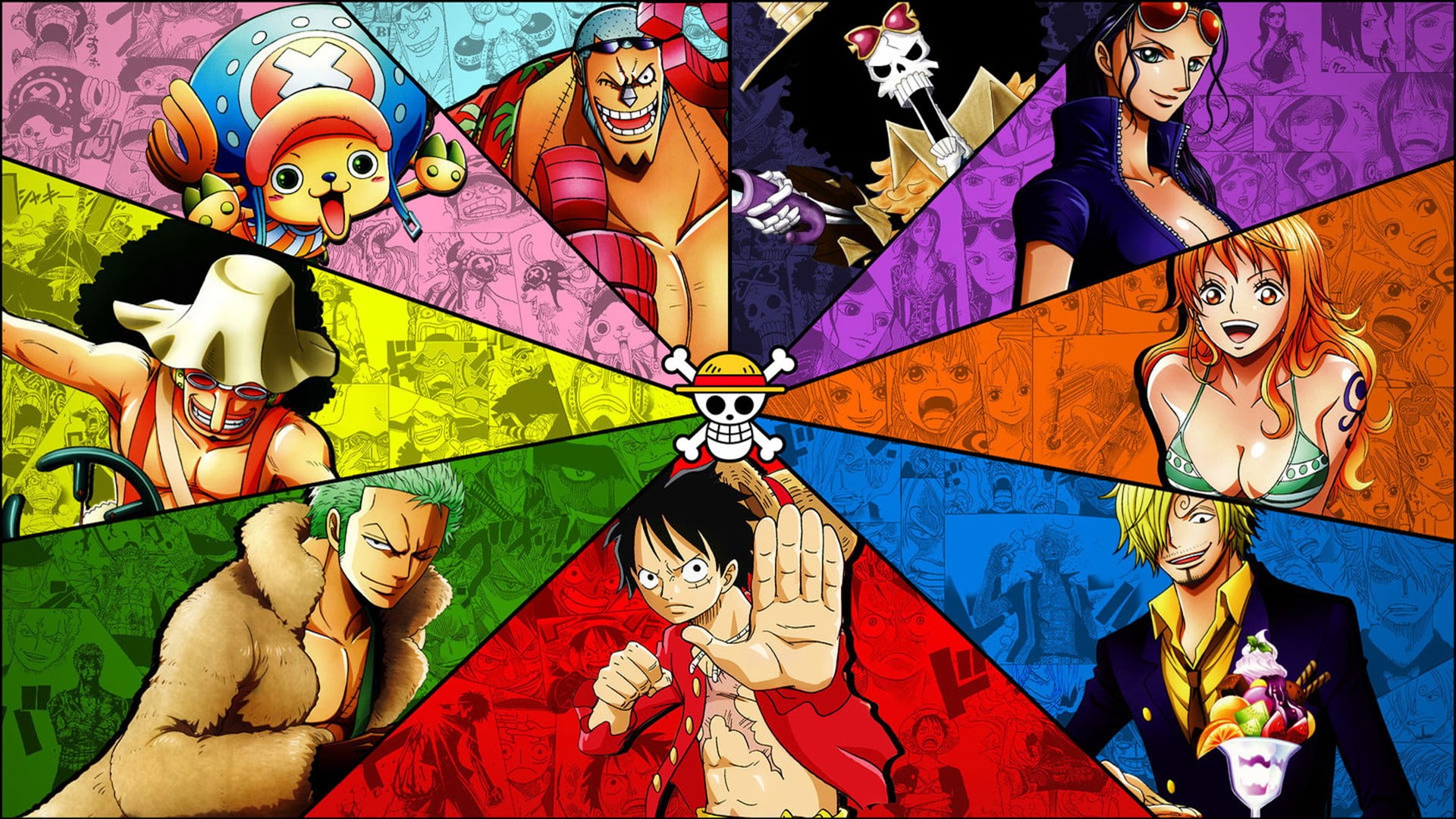 straw hat, Nico Robin, Nami, Franky, anime, Tony Tony Chopper, Usopp, Sanji, One Piece, 1080P, Monkey D. Luffy, Brook, Roronoa Zoro, anime girls, straw, HD Wallpaper