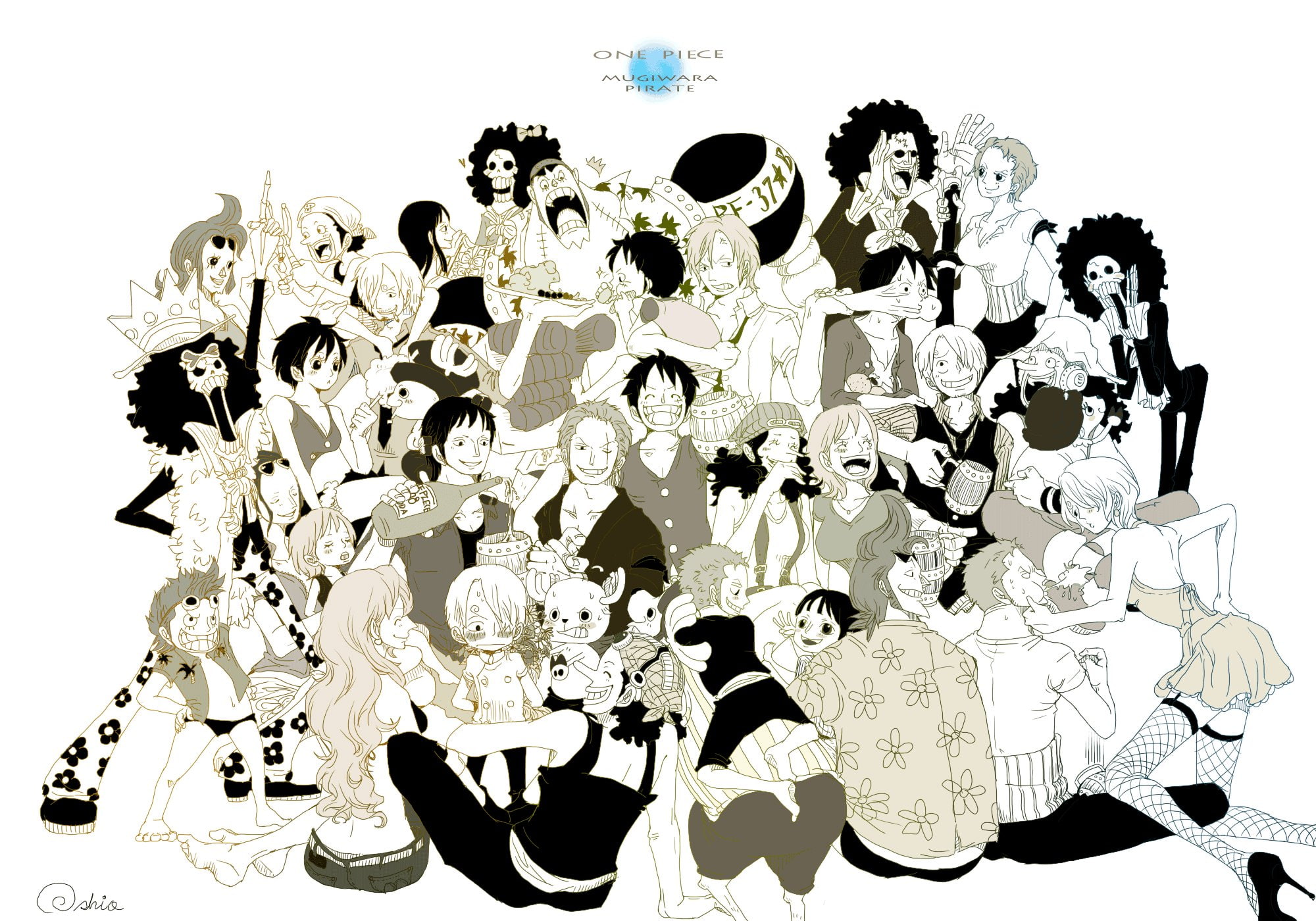1080P, piece, hat, straw, pirates, HD Wallpaper