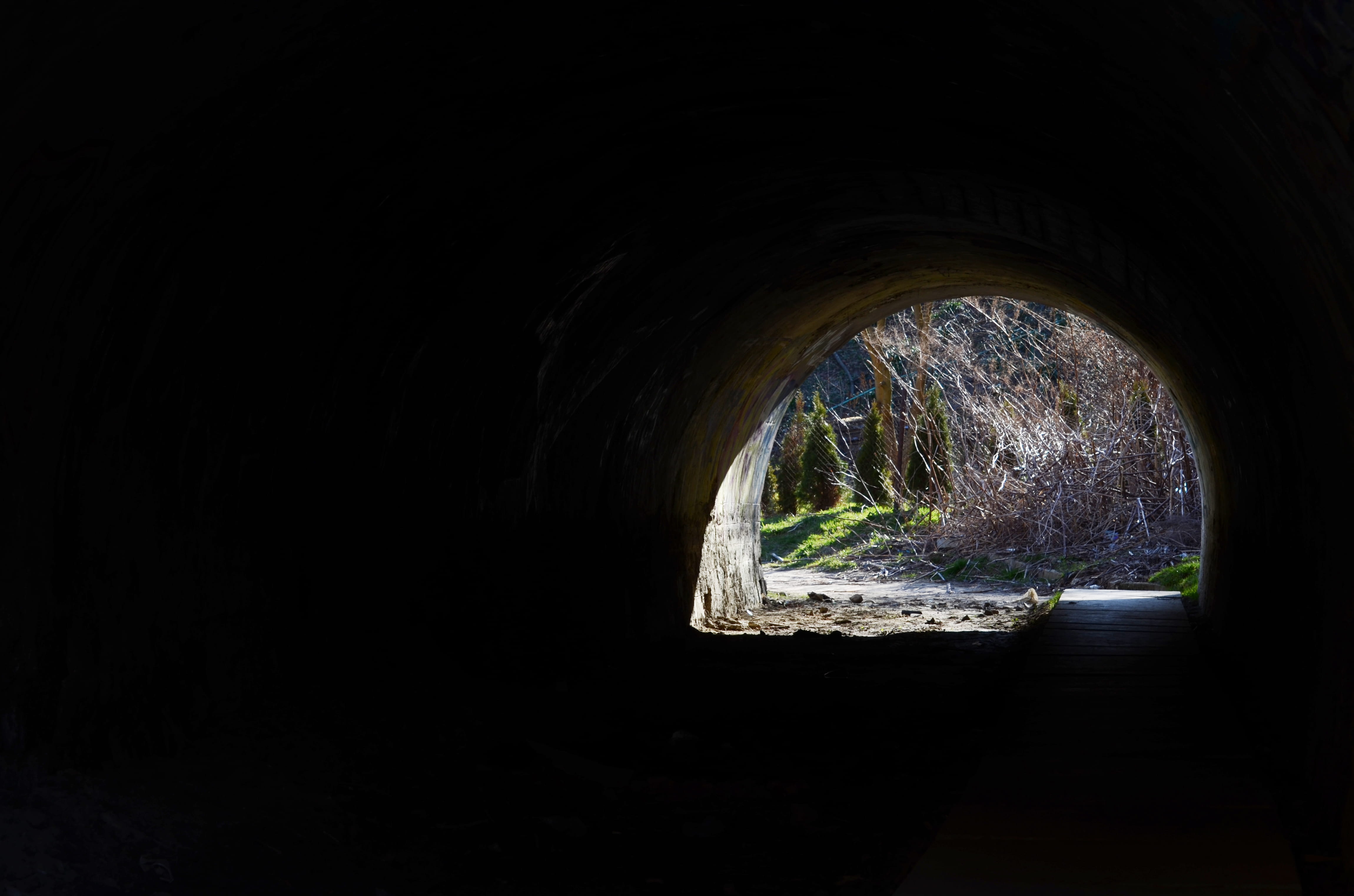 the way forward, cave, light at the end of the tunnel, evening dress, direction, dalk, end, bridge, robe, apparel, concrete, steeple, clothing, corridor, HD Wallpaper