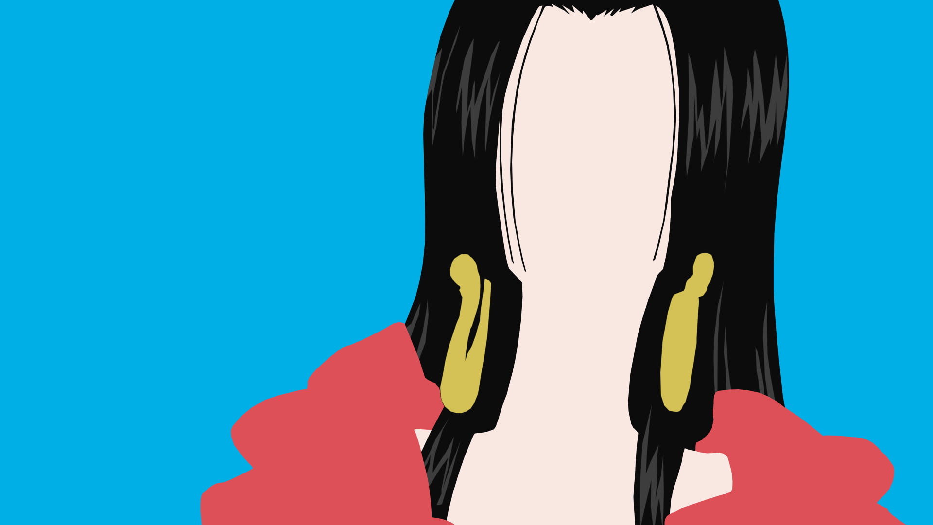 Anime, Minimalist, 1080P, One Piece, Boa Hancock, HD Wallpaper