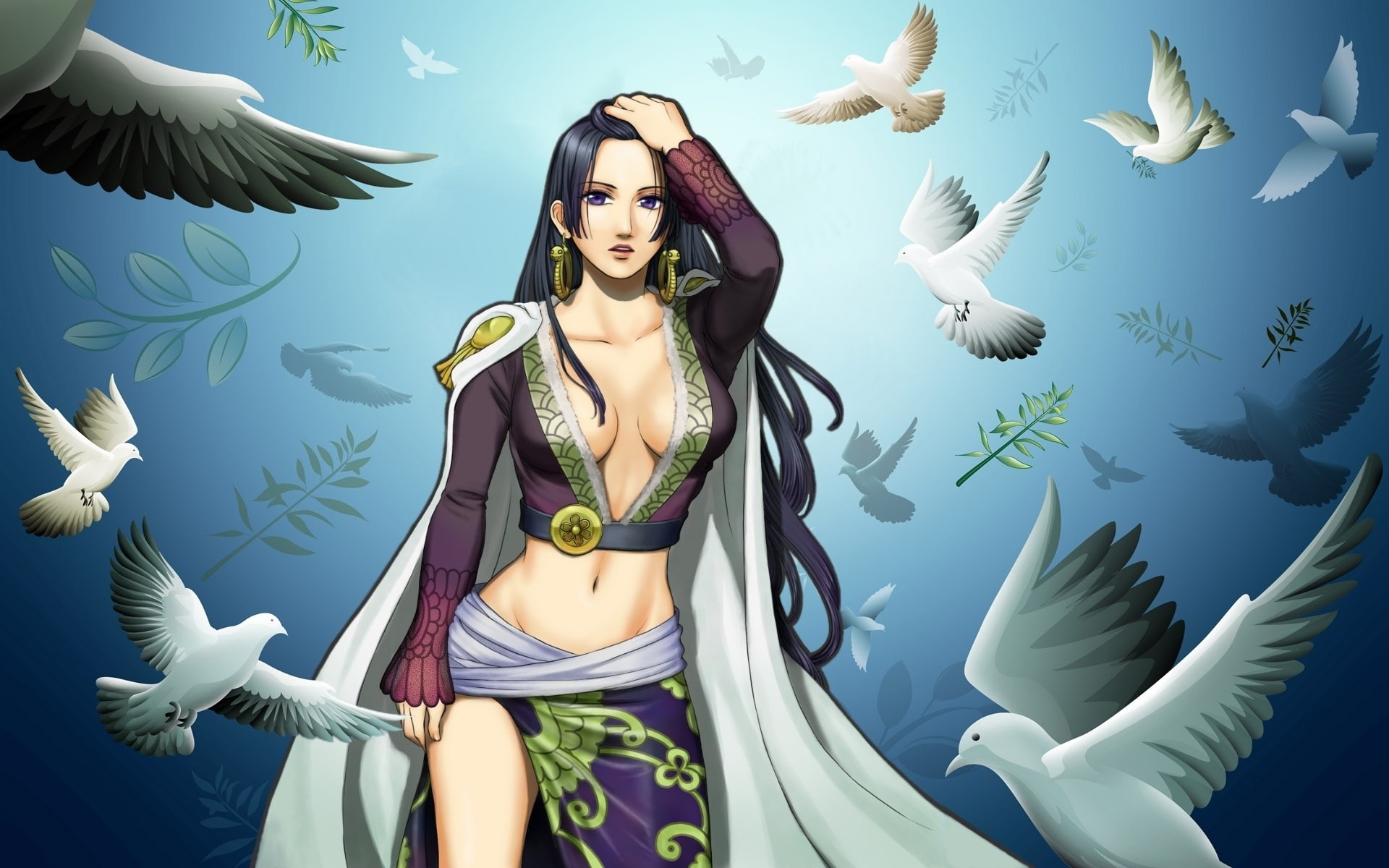 fish, sea, young women, animals in the wild, water, 1080P, vertebrate, animal wildlife, adult, beautiful woman, marine, young adult, undersea, clothing, HD Wallpaper