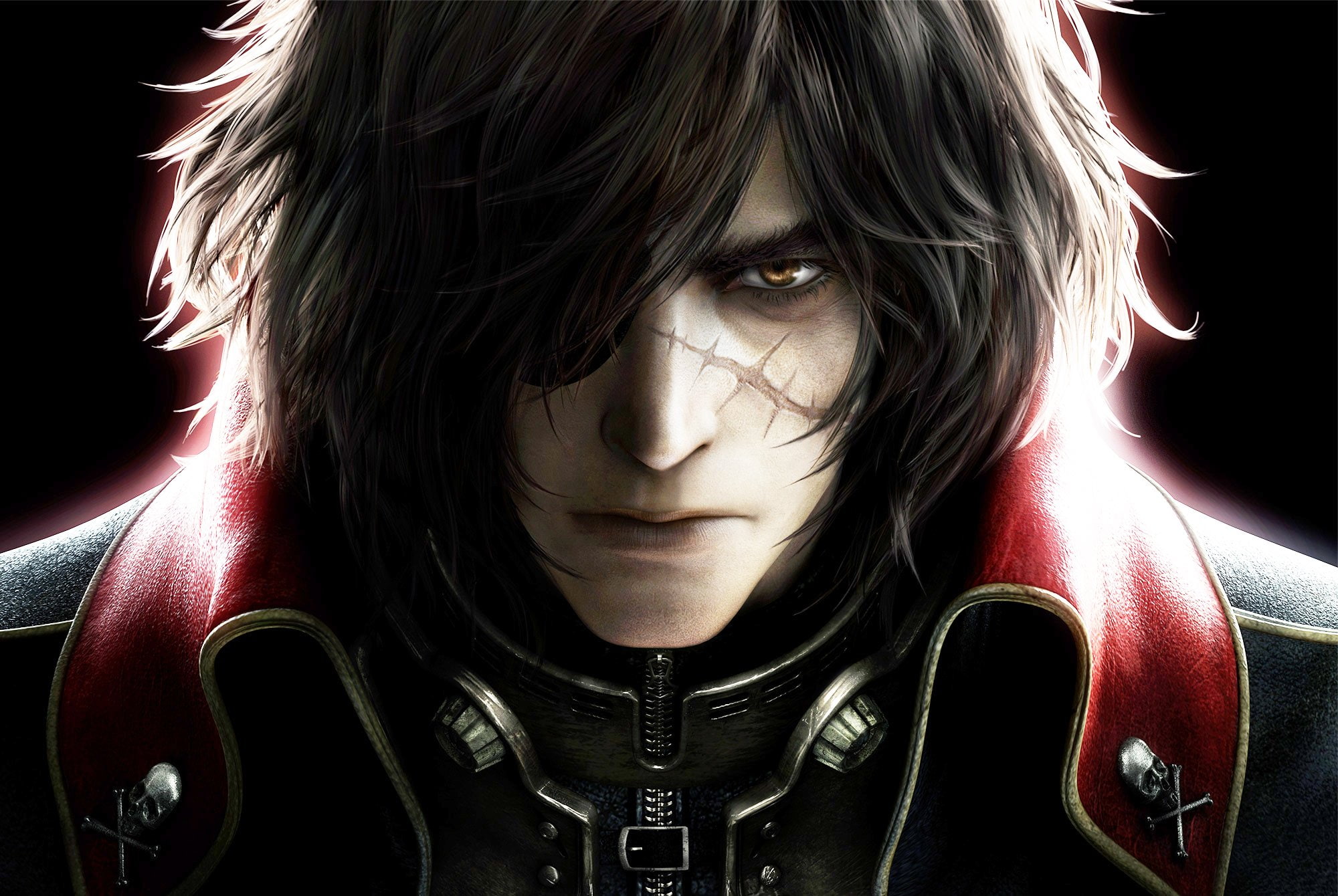 series, fi, 1080P, anime, sci, pirates, pirate, adventure, space, fantasy, Manga, 2000x1340 px, captain, Harlock, HD Wallpaper