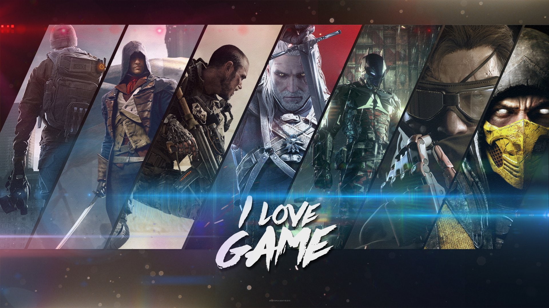 Mortal Kombat, Batman: Arkham Knight, Video Game, Metal Gear Solid, Collage, 1080P, Assassins Creed: Unity, The Witcher, Call of Duty: Advanced Warfare, HD Wallpaper