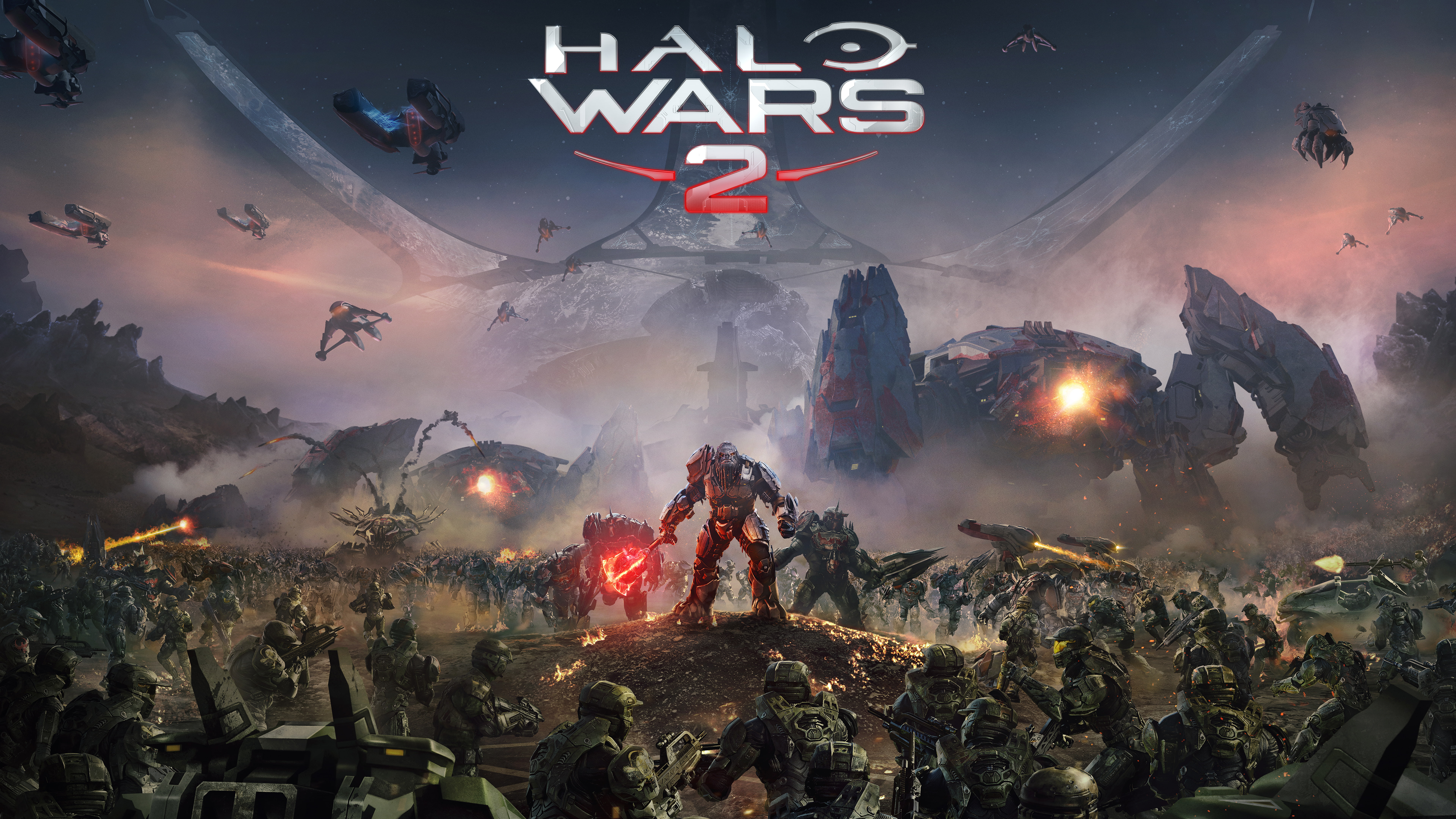 activity, Halo Wars 2, nature, smoking - activity, people, group of people, city, smoke - physical structure, sign, communication, high angle view, flag, HD Wallpaper