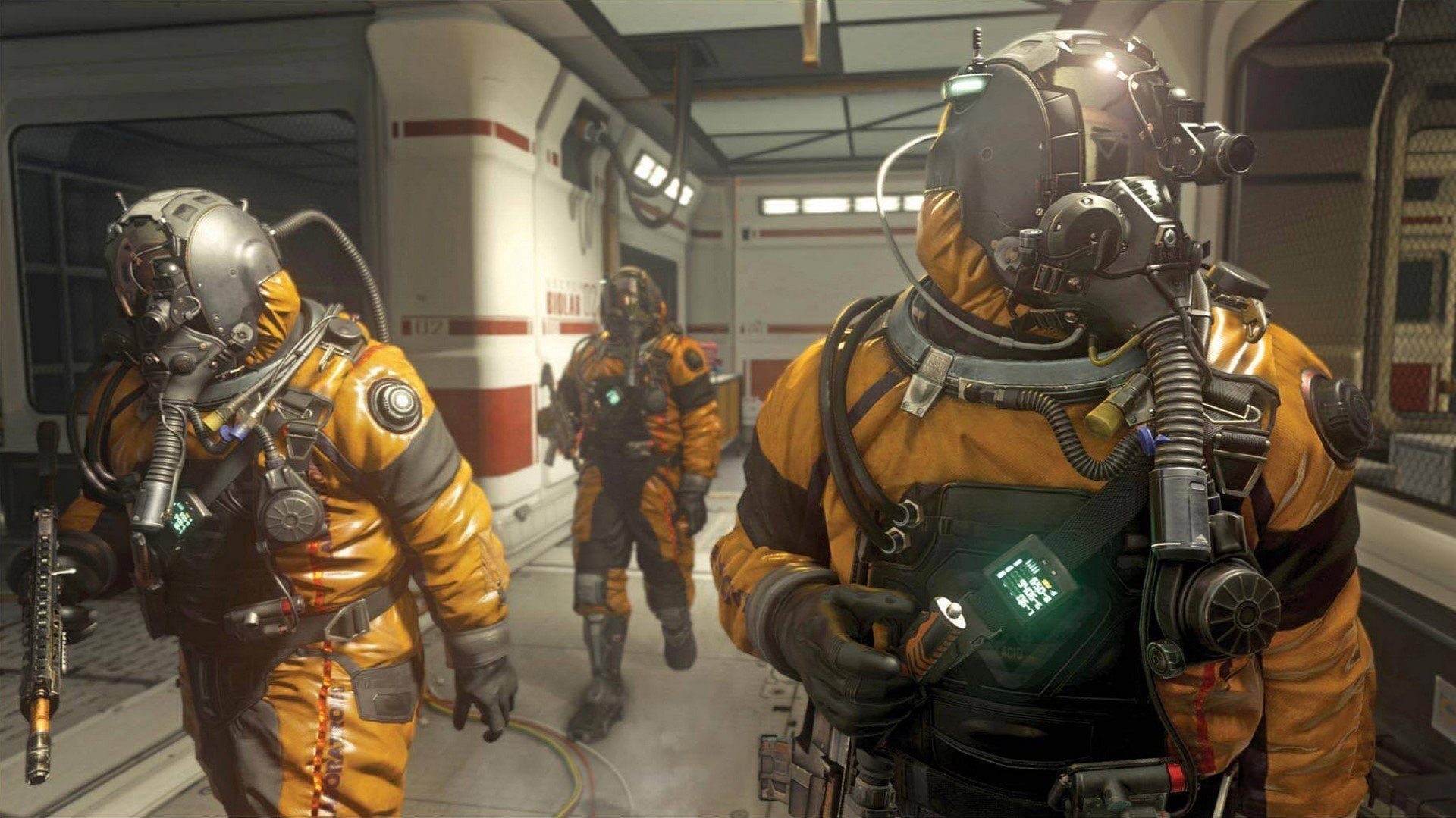 action, 1080P, shooter, duty, sci fi, warrior, warfare, battle, call, advanced, military, HD Wallpaper