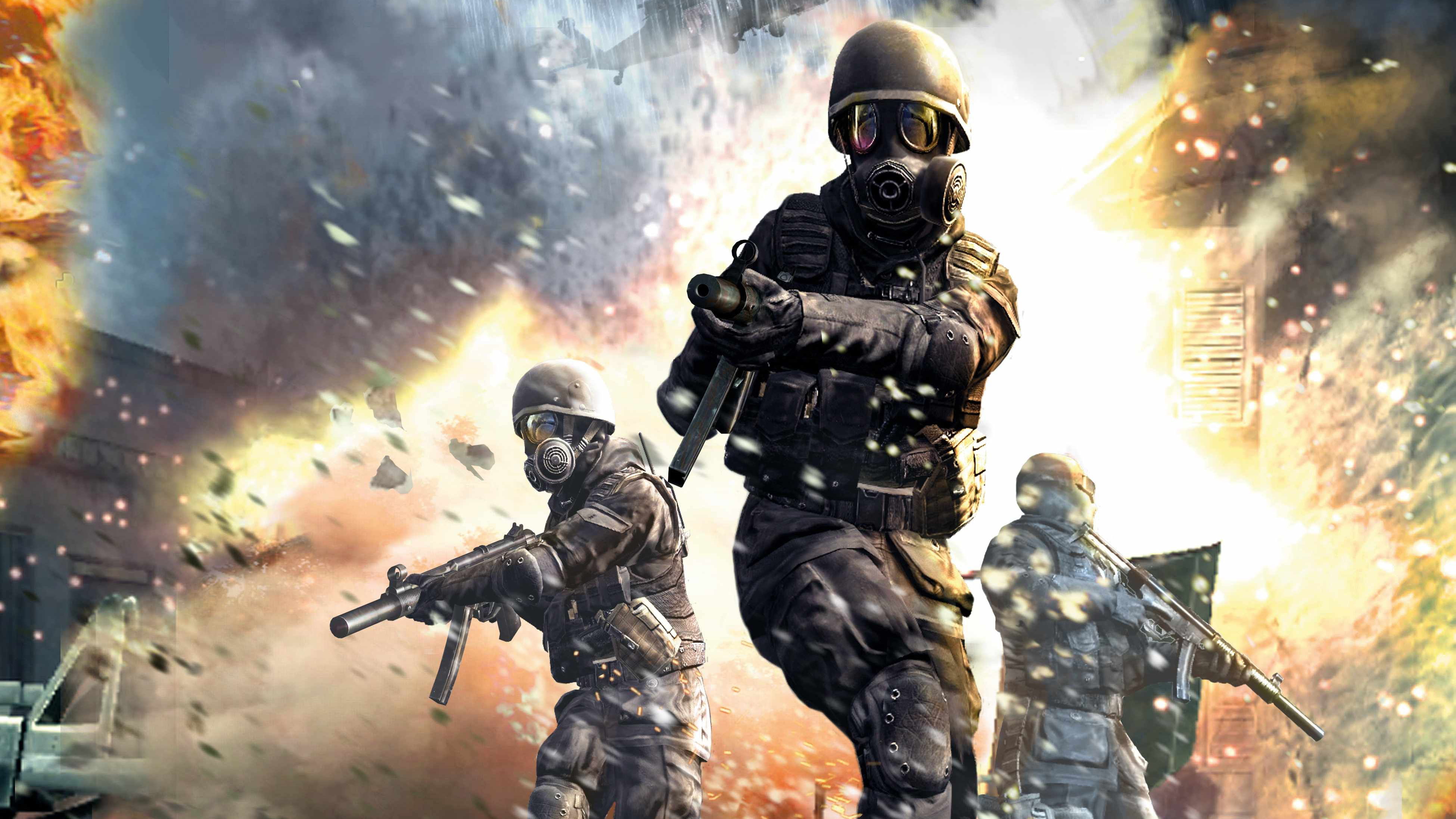 4k, pc games, call of duty, gun, law, weapon, military, adult, armed forces, headwear, war, violence, hd, fighting, uniform, ps games, 4K, security, helmet, HD Wallpaper