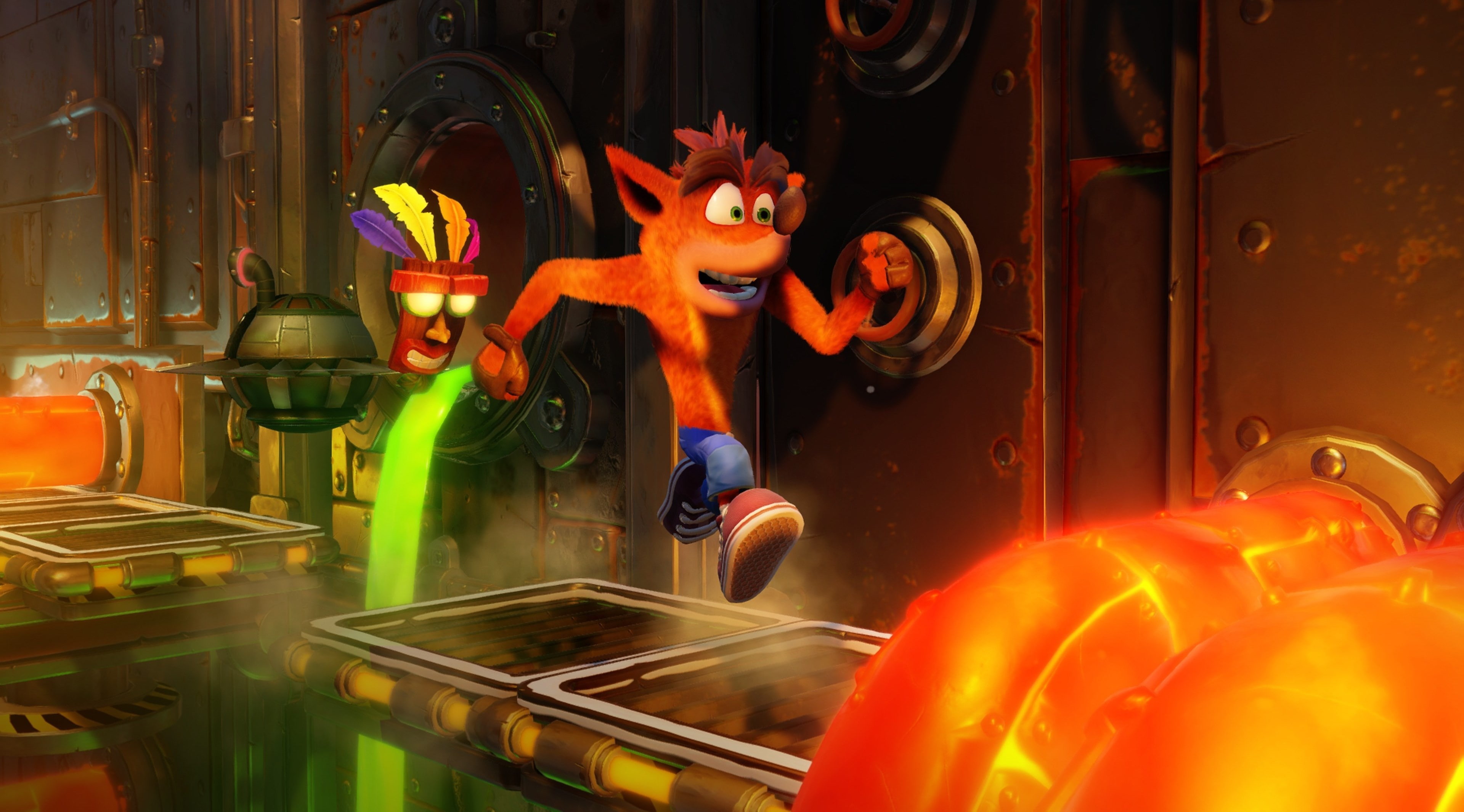 4K, Crash Bandicoot N. Sane Trilogy, Crash Bandicoot Remastered, game, HD Wallpaper