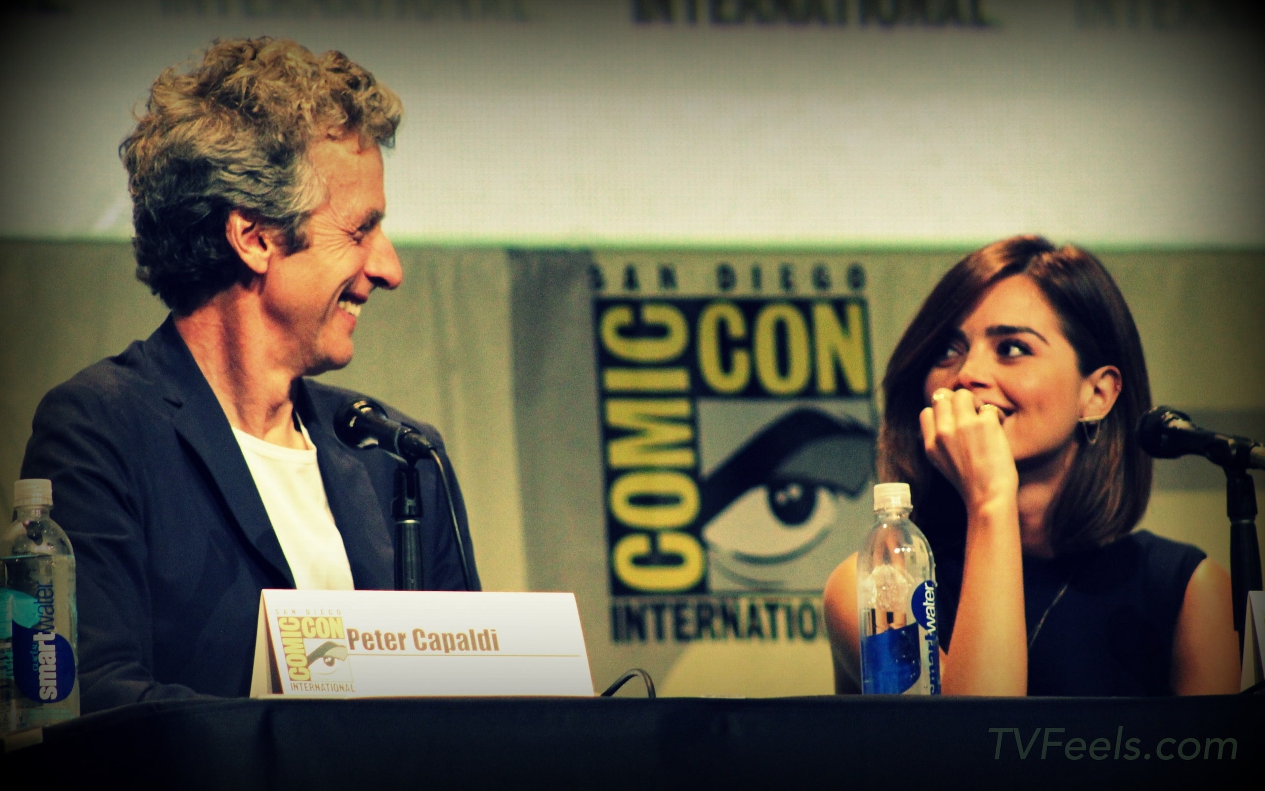 emma, doctor who, capaldi, jenna, doctor, 2K, coleman, comic, actors, joy, watson, con, peter, HD Wallpaper