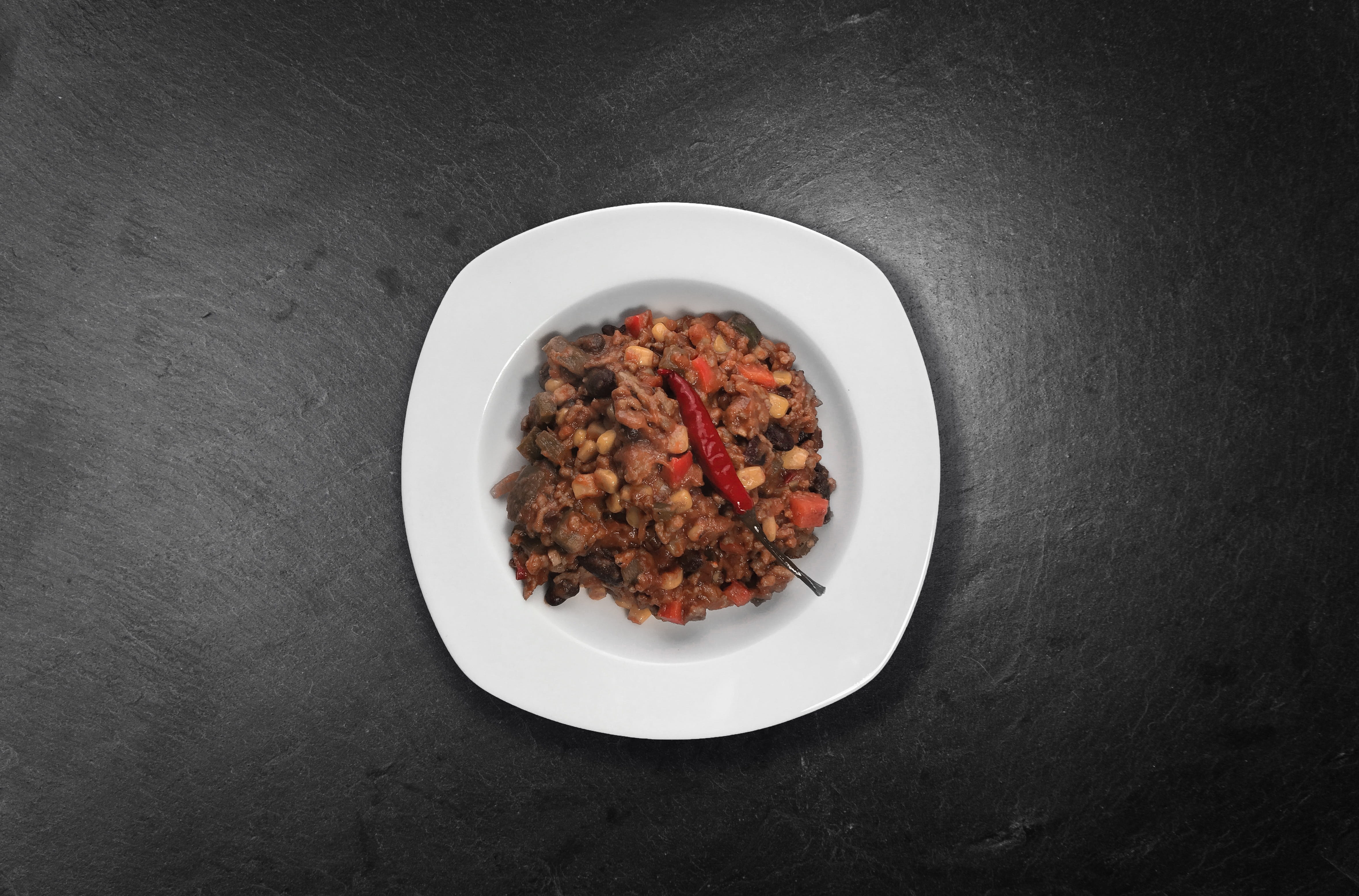 dish, board, Food, Carne, sauce, background, Chili, Stew, lunch, ready-to-eat, mexican, gourmet, Meal, table, directly above, red, slate, chili, food and drink, HD Wallpaper