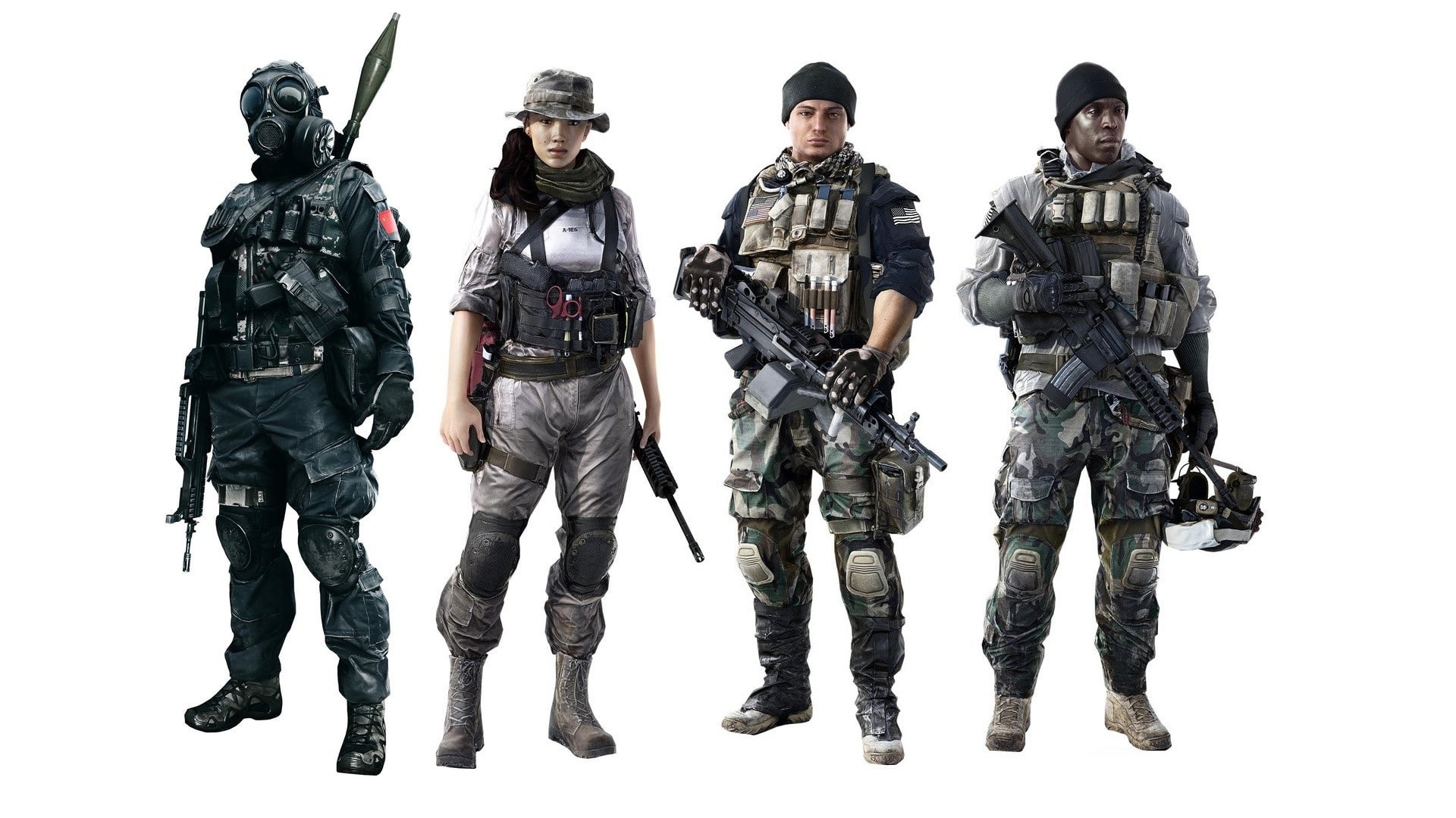 1080P, chemical light, scissors, flag, gas mask, paramedical, heavy gun, USA, pearls, granade, battlefield, soldier, pistol, tombstone squad, ammo, oriental, HD Wallpaper
