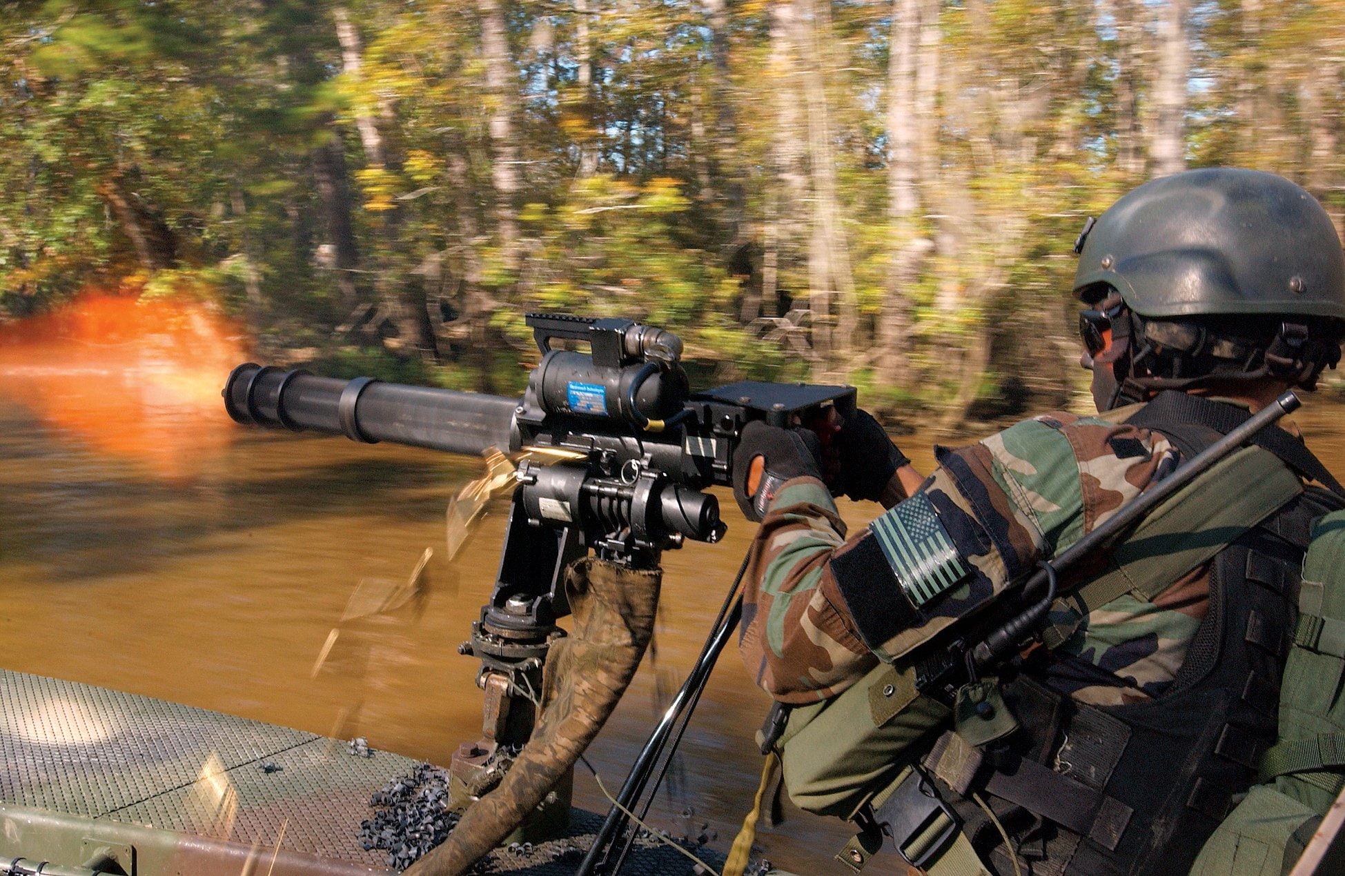 minigun, gun, military, 1080P, weapon, machine, HD Wallpaper