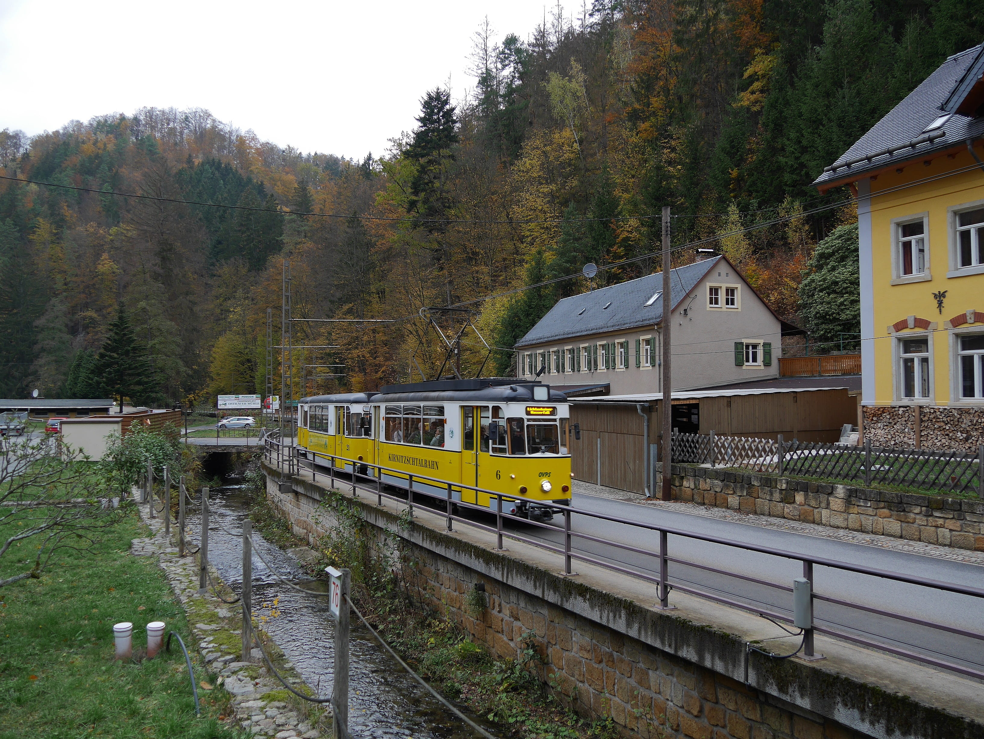 day, outdoors, track, tram, land vehicle, tree, bad schandau, built structure, train, public transportation, mountain, no people, architecture, plant, single-track, HD Wallpaper