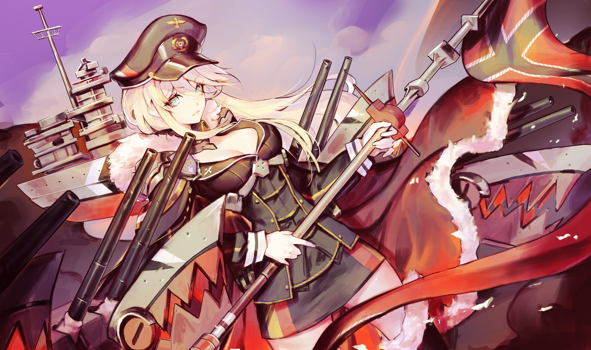 anime, 1080P, Graf Zeppelin (Azur Lane), anime girls, Azur Lane, HD Wallpaper