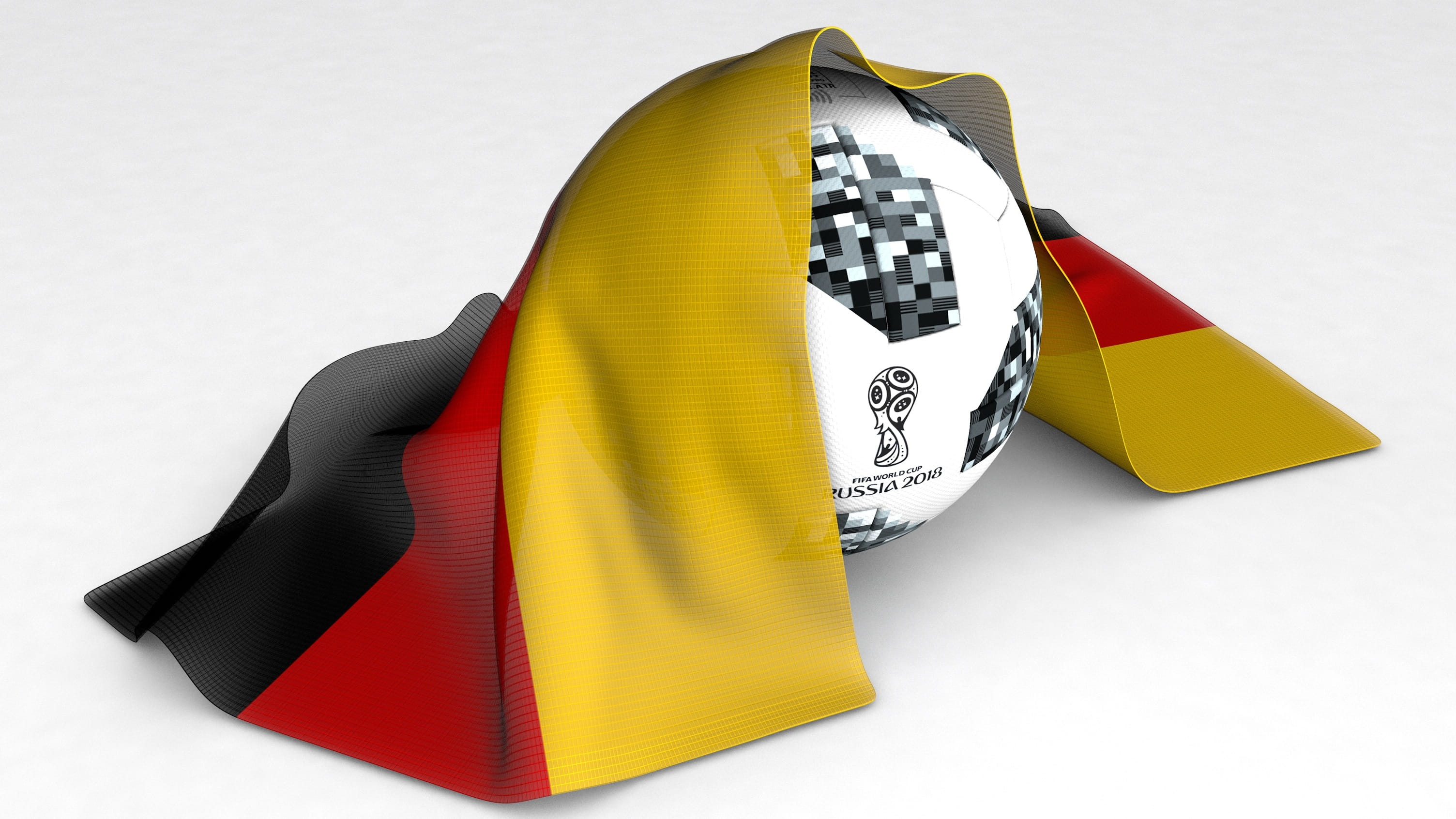 consumerism, cloth, render, no people, wealth, design, championship, yellow, 2K, telstar, sport, soccer, indoors, world, red, football, germany, fashion, HD Wallpaper