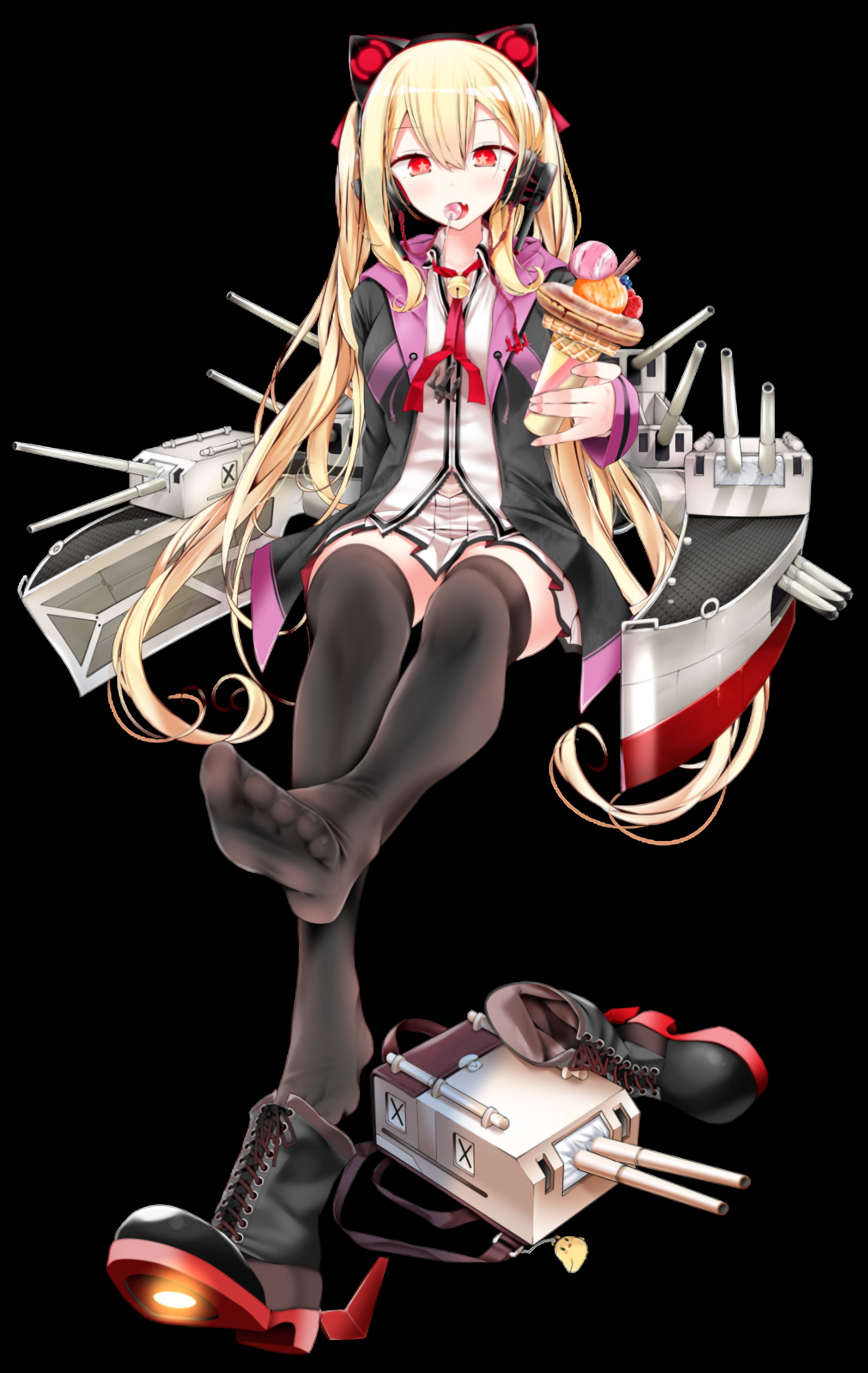 anime, anime girls, transparent background, Azur Lane, 2K, ship, Phone HD Wallpaper