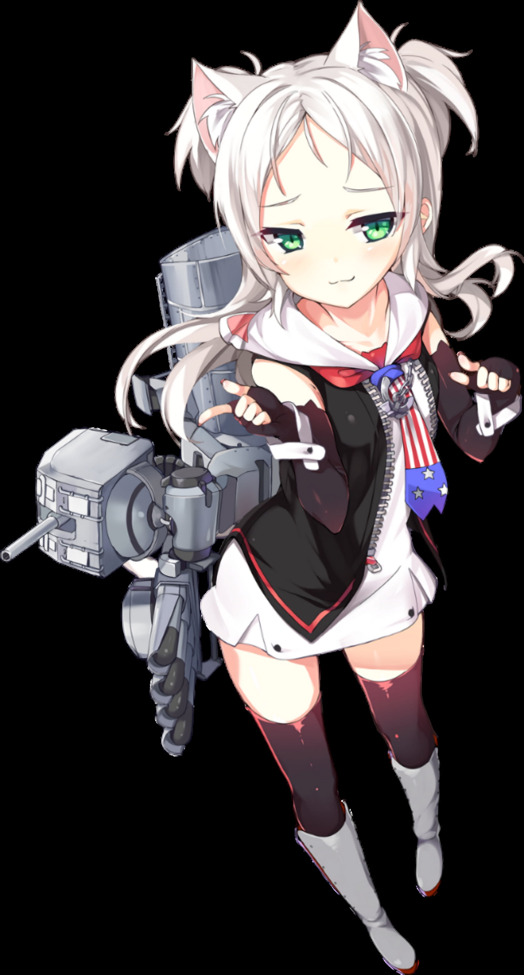 anime girls, Azur Lane, transparent background, anime, ship, 2K, upscaled, Phone HD Wallpaper