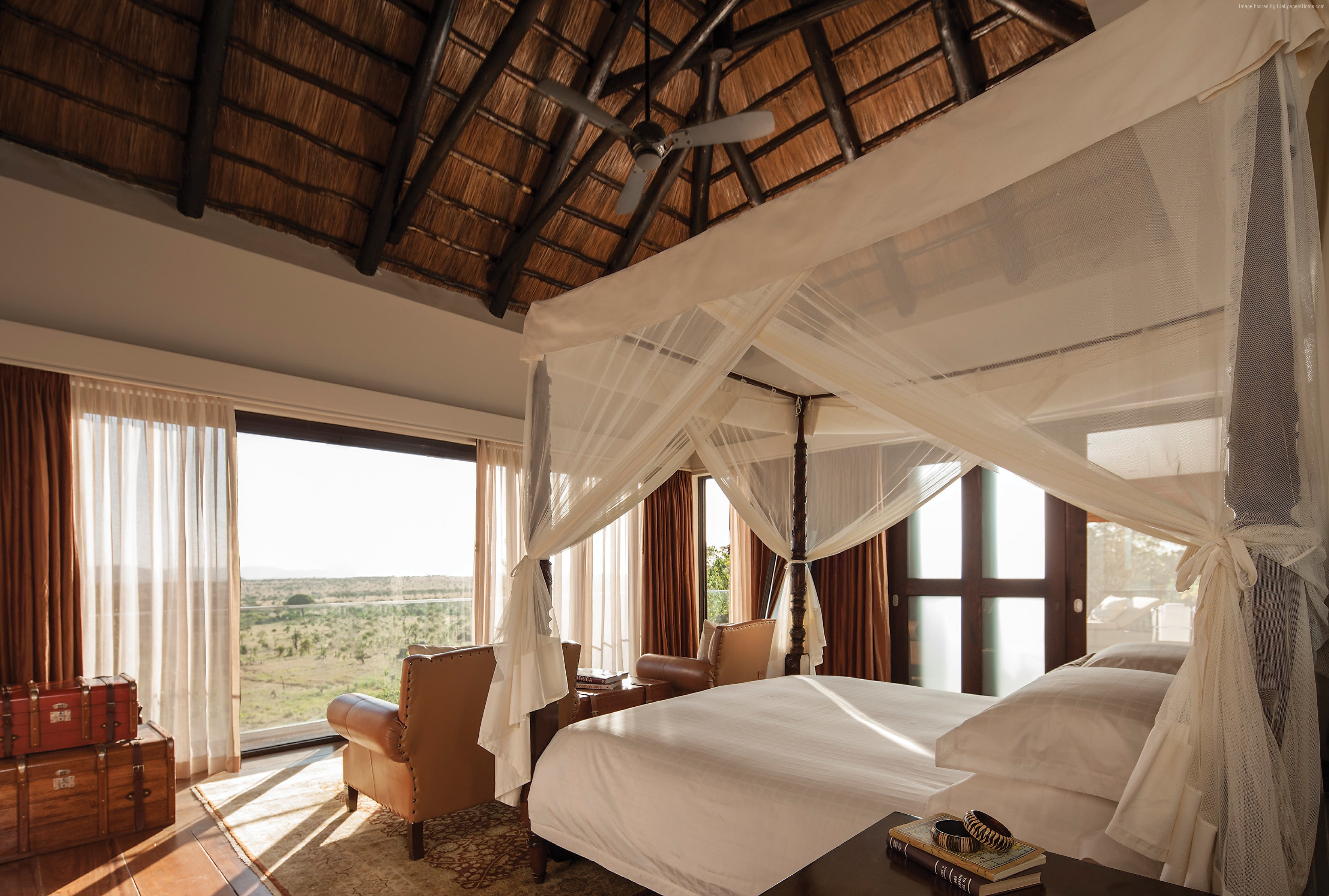 bed, Best Hotels of 2015, 2K, booking, Four Seasons Safari Lodge Serengeti, Tanzania, room, HD Wallpaper