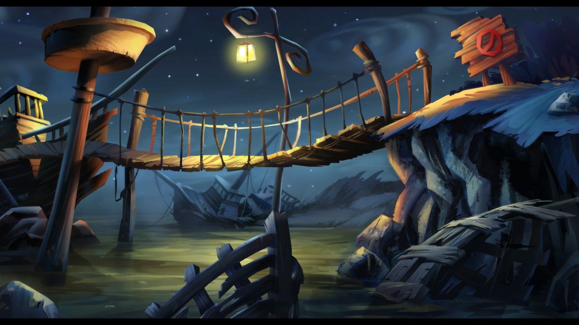 island, fantasy, 1080P, monkey, adventure, animation, HD Wallpaper