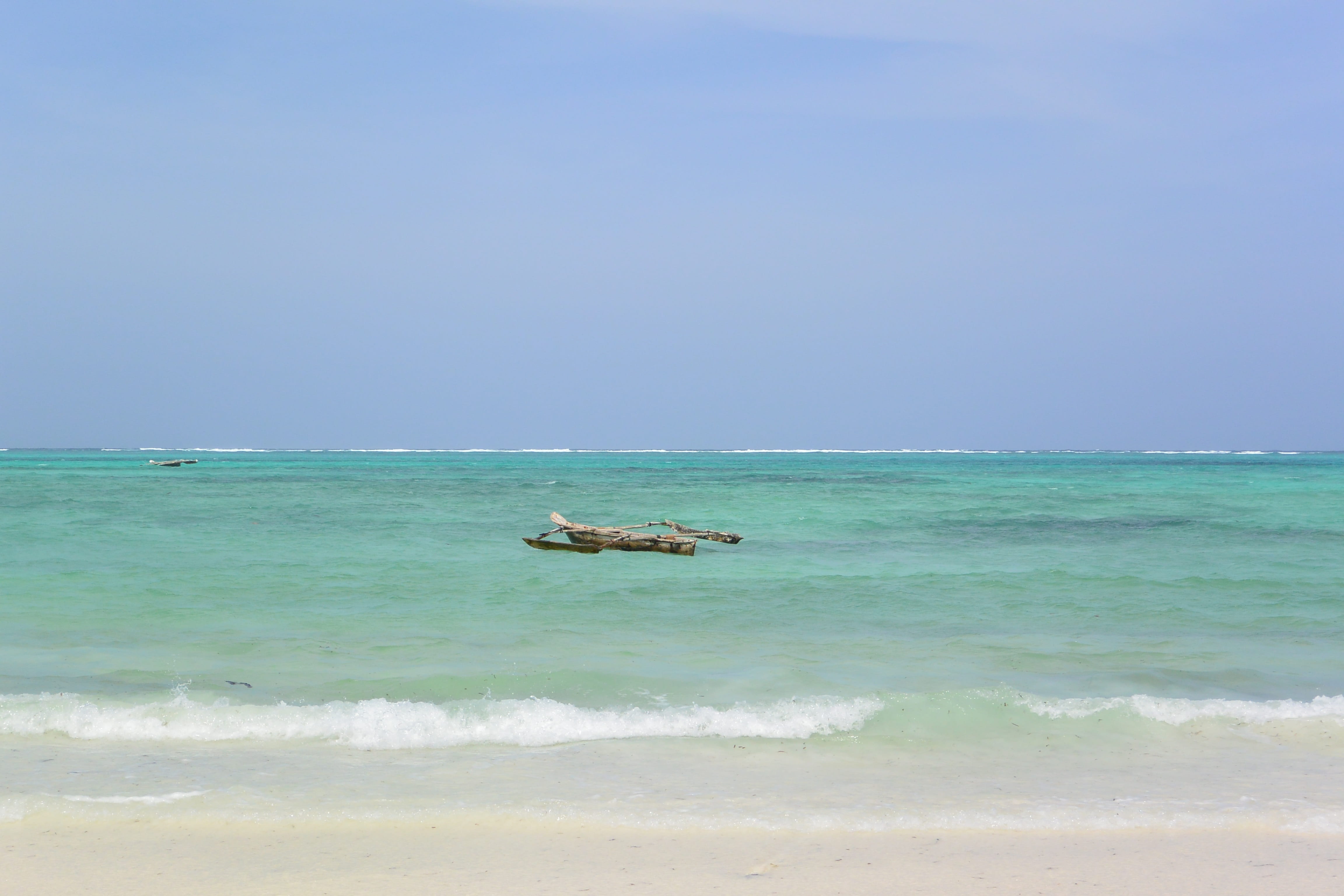 turquoise colored, quiet, blue, sand, zanzibar, paradise, yo, motion, relaxation, side, sunny, holiday, beach, mode of transportation, outdoors, turquoise, HD Wallpaper