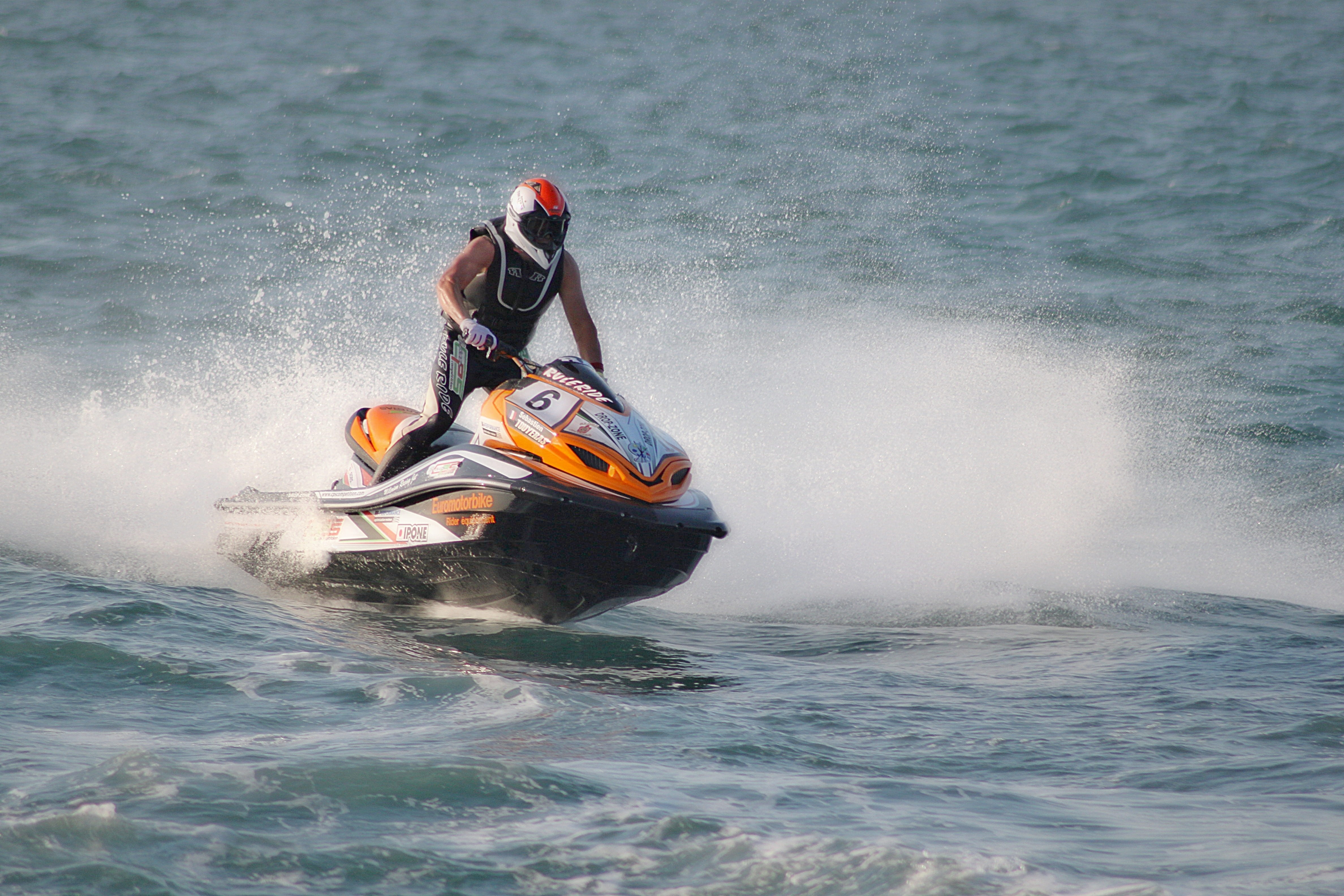 leisure activity, black, sea, joy, driver, jet ski, lifestyles, sport, speed, wave, man, men, riding, adventure, wearing, ocean, mode of transportation, HD Wallpaper