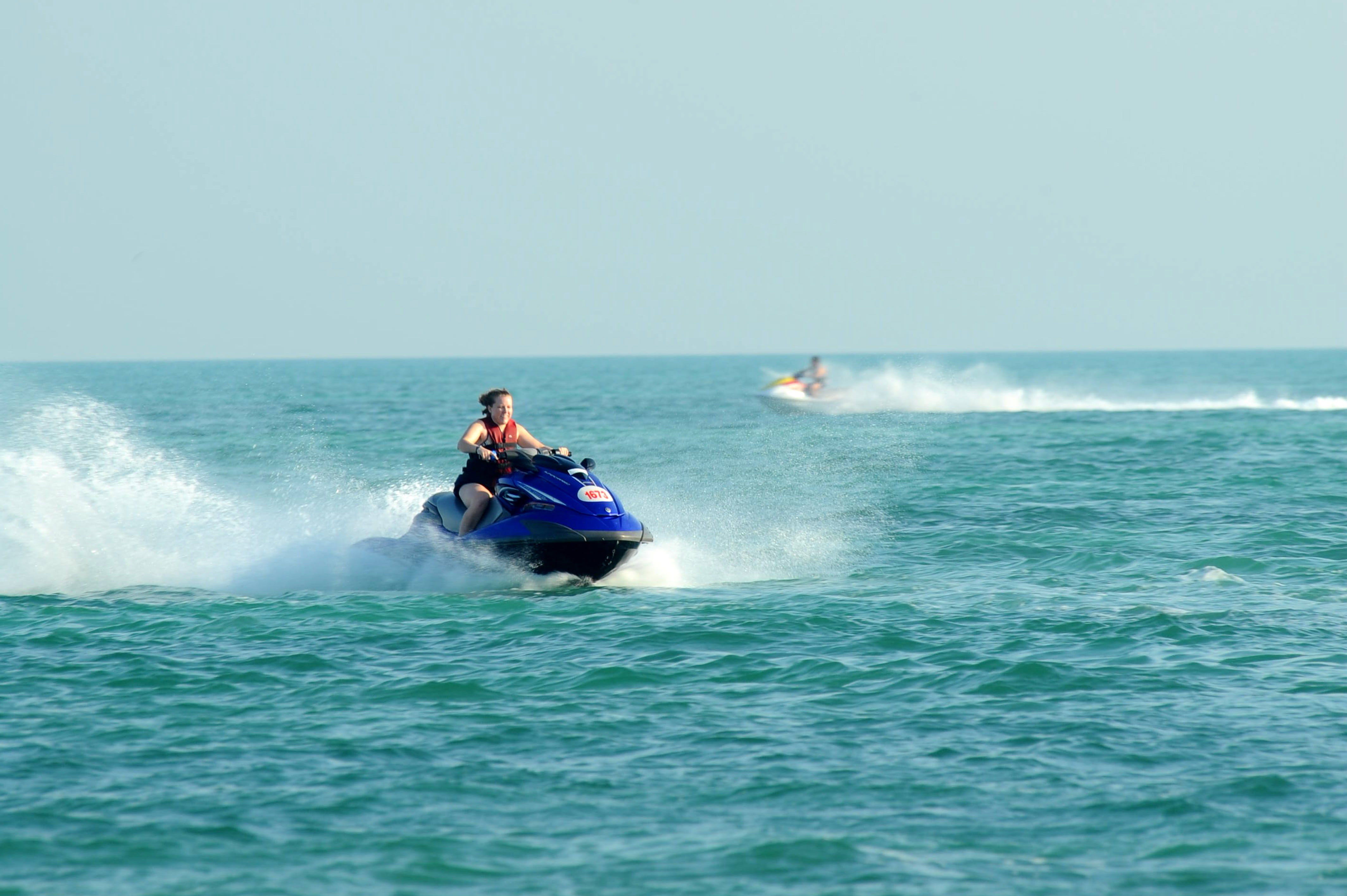 speed, real people, ski, extreme Sports, jet Boat, wave, jet, action, outdoors, sport, riding, leisure activity, recreation, motion, jetski, sea, men, water, HD Wallpaper