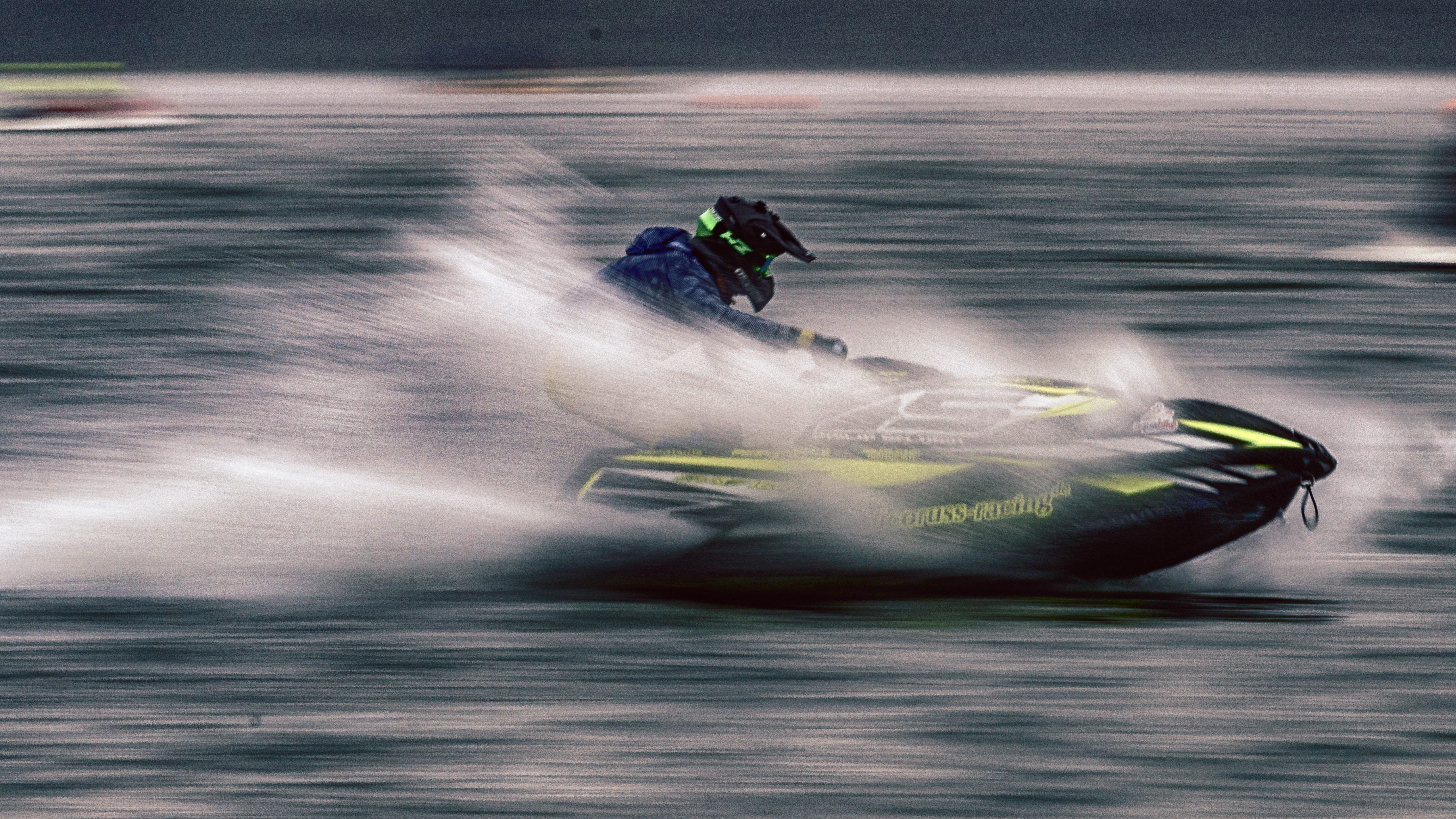 day, water sports, sport, lifestyles, water, transportation, waterfront, water motorcycle, motion, blurred motion, 5K, motorsport, outdoors, jetski race, HD Wallpaper