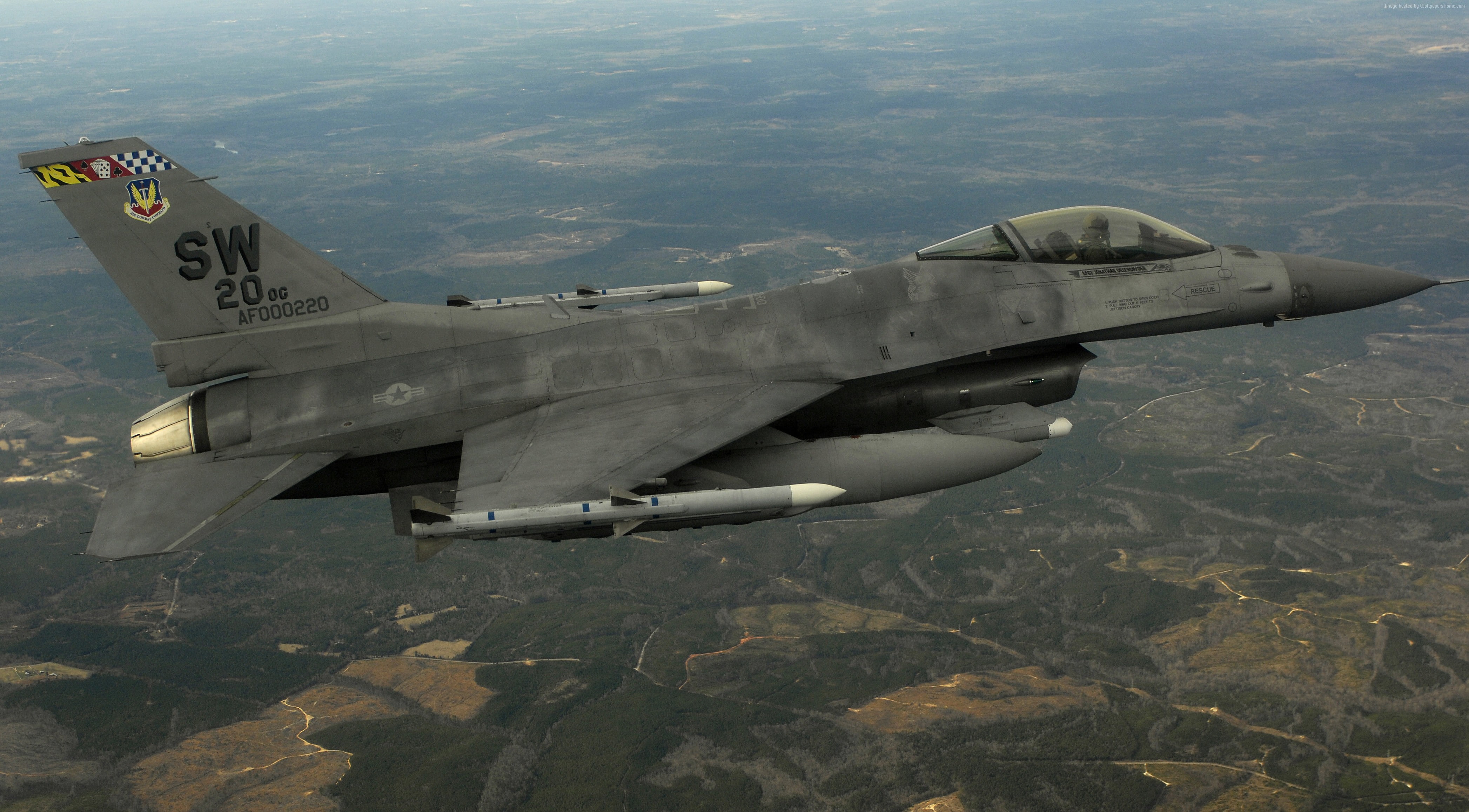 navy, nature, mode of transportation, military, water, flying, motion, outdoors, transportation, F16 SJ Fighting Falcon Martin, airplane, fighter plane, HD Wallpaper