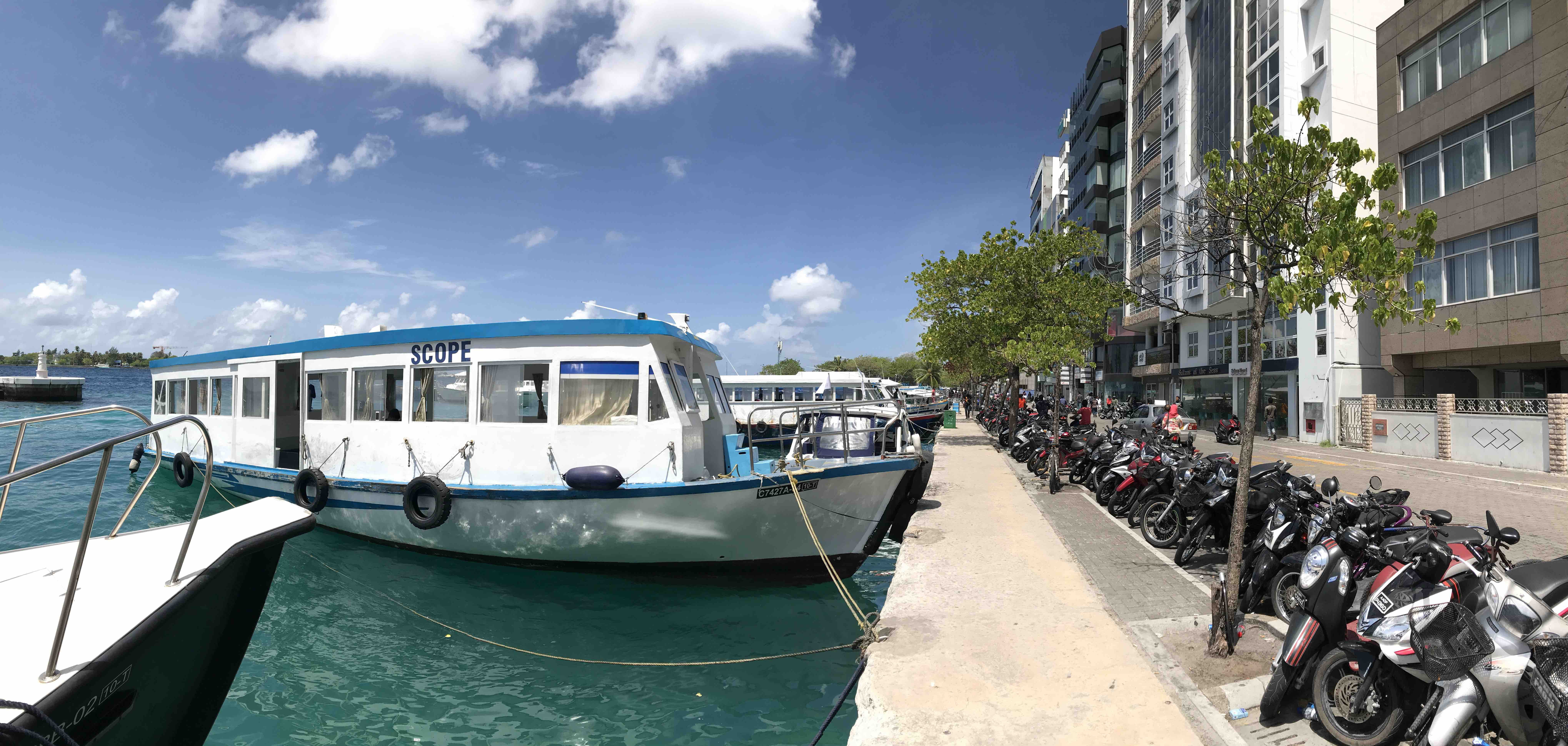 city, incidental people, malé, land vehicle, canal, day, male, sky, travel, built structure, transportation, mode of transportation, maldives, skyline, HD Wallpaper